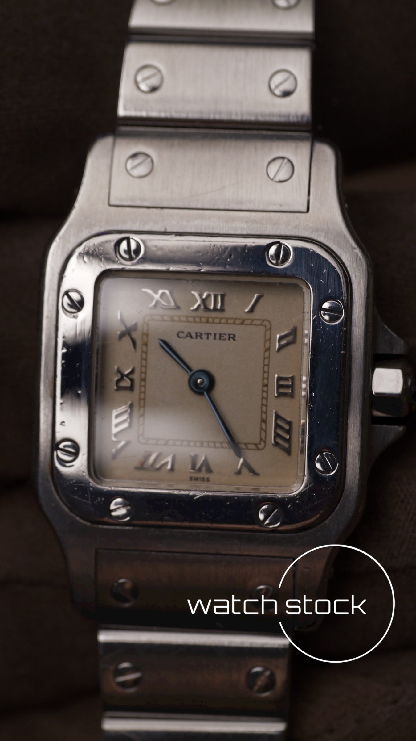 Cartier santos galbee lady quartz 24x35mm ref.9057930 FULL SET