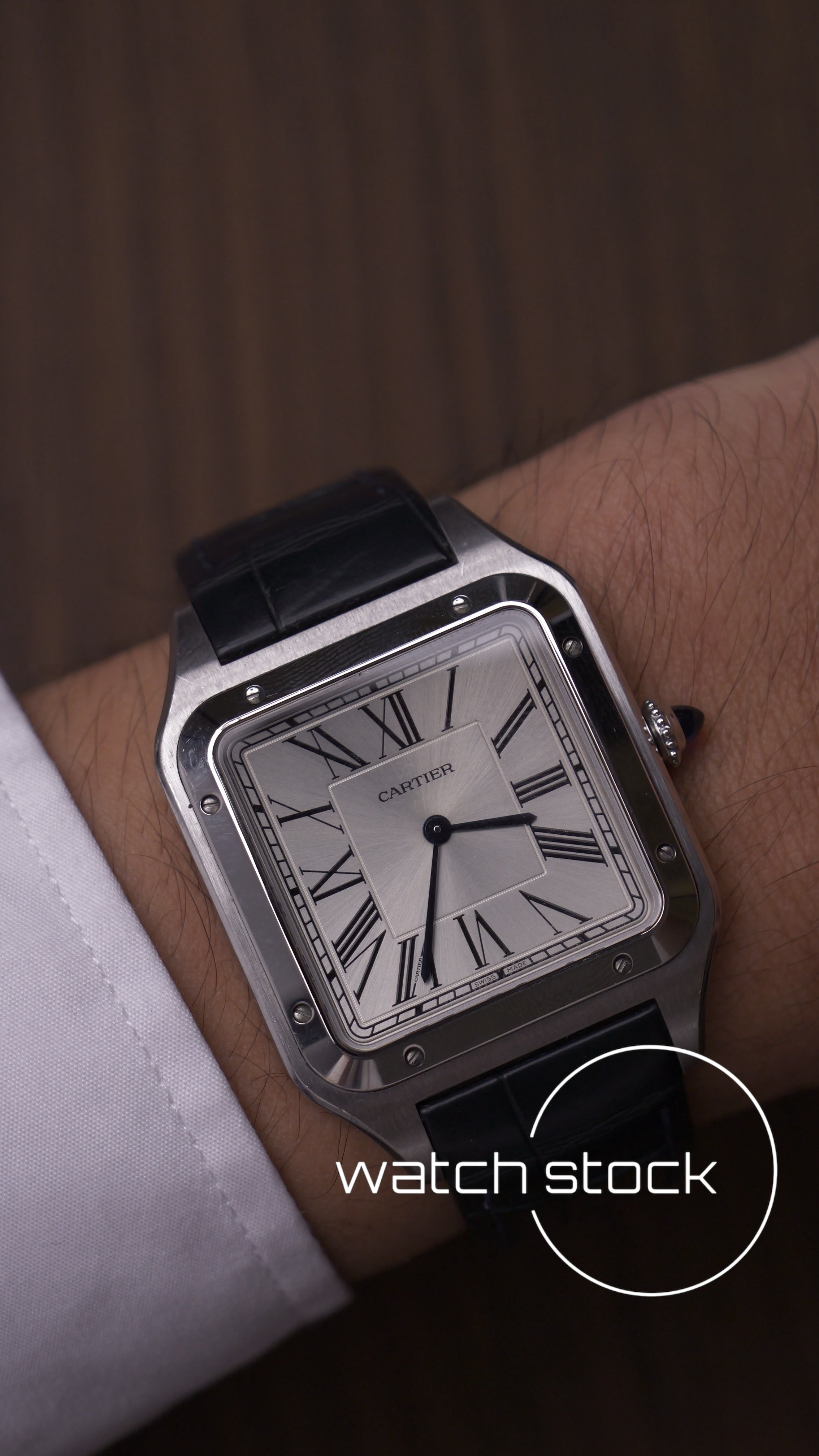 Cartier santos dumont XL manual ref. WSSA0032 anno 2021 Full set