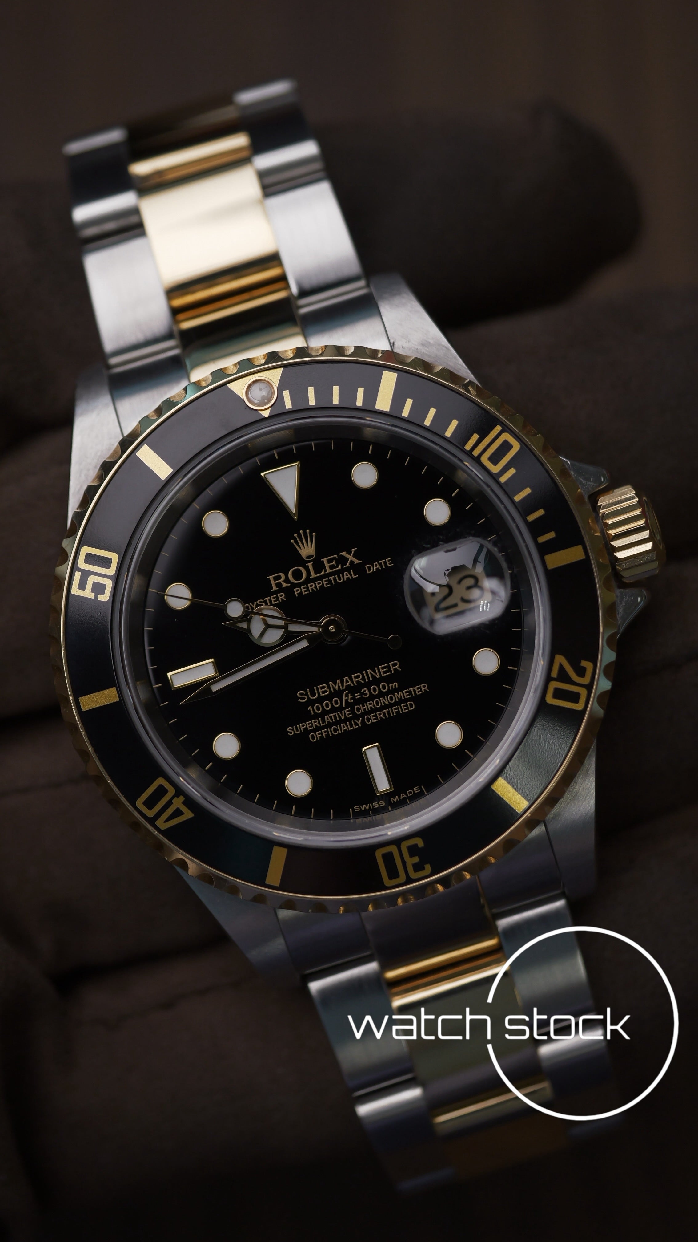 Rolex Submariner 40mm Ref:16613LN 2008 Full Set Two Tone