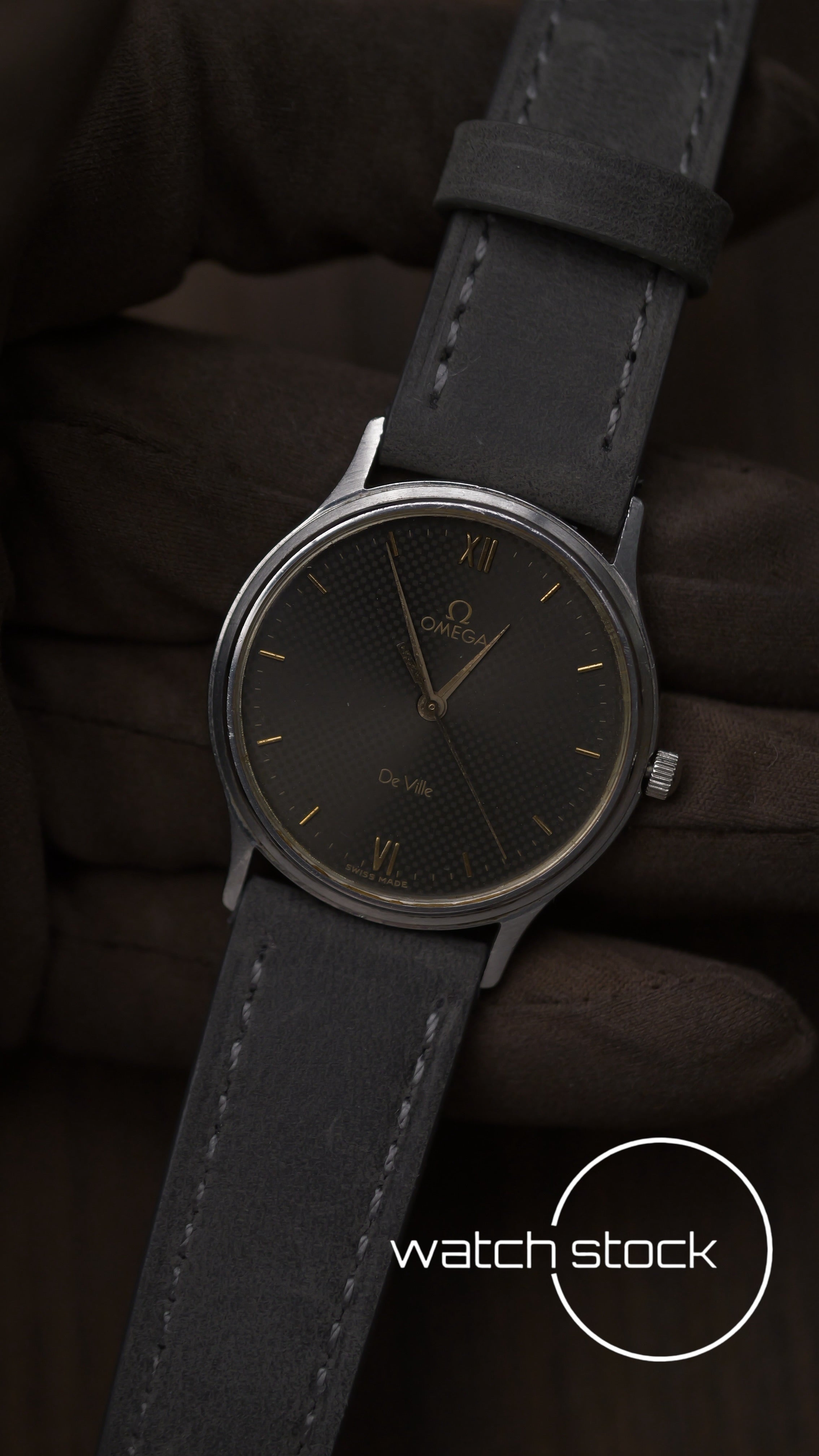 Omega De ville vintage quadrante scacchiera quartz 1982