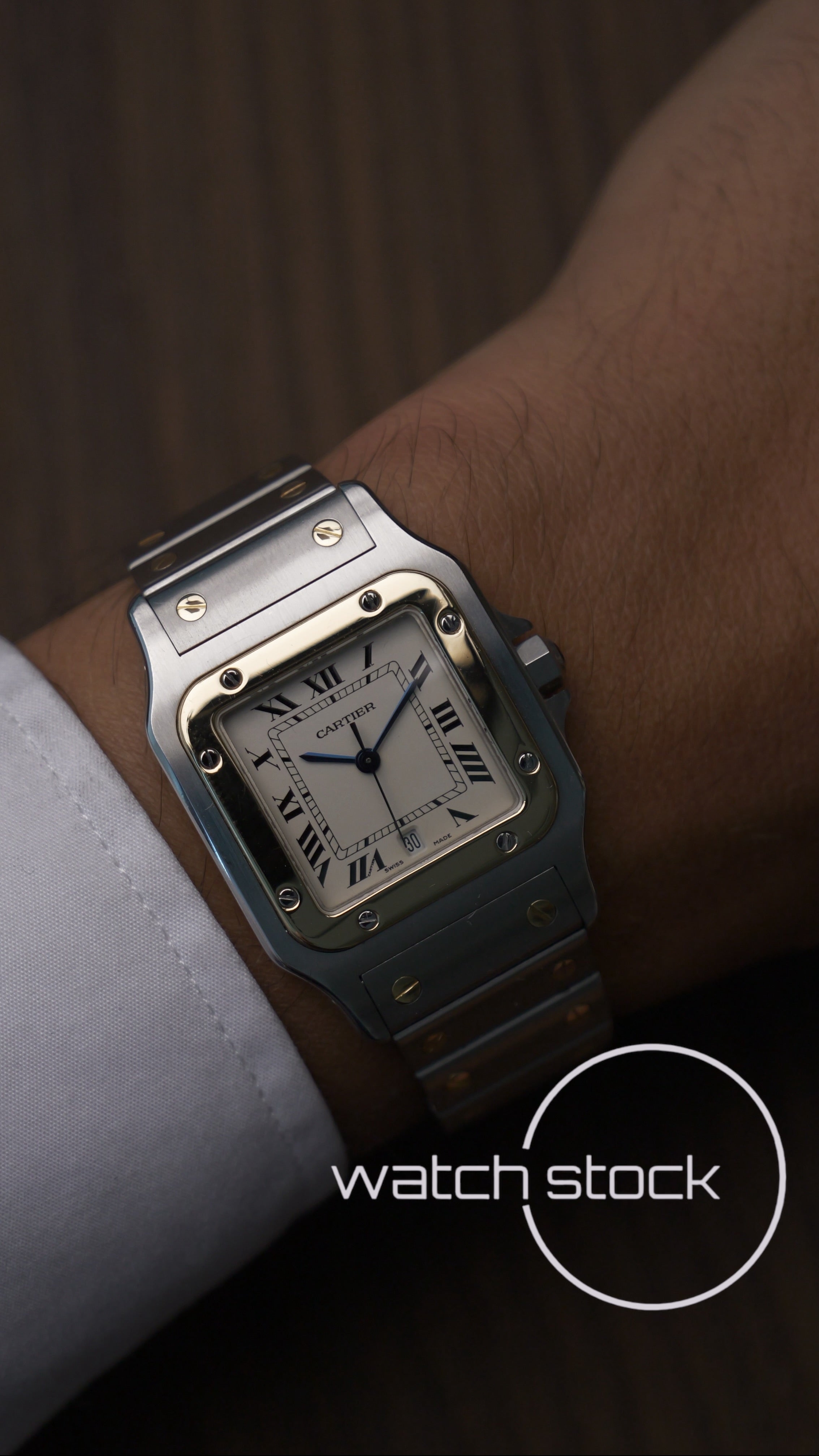 Cartier santos galbee 29x41mm Ref. 1566 box+libretti