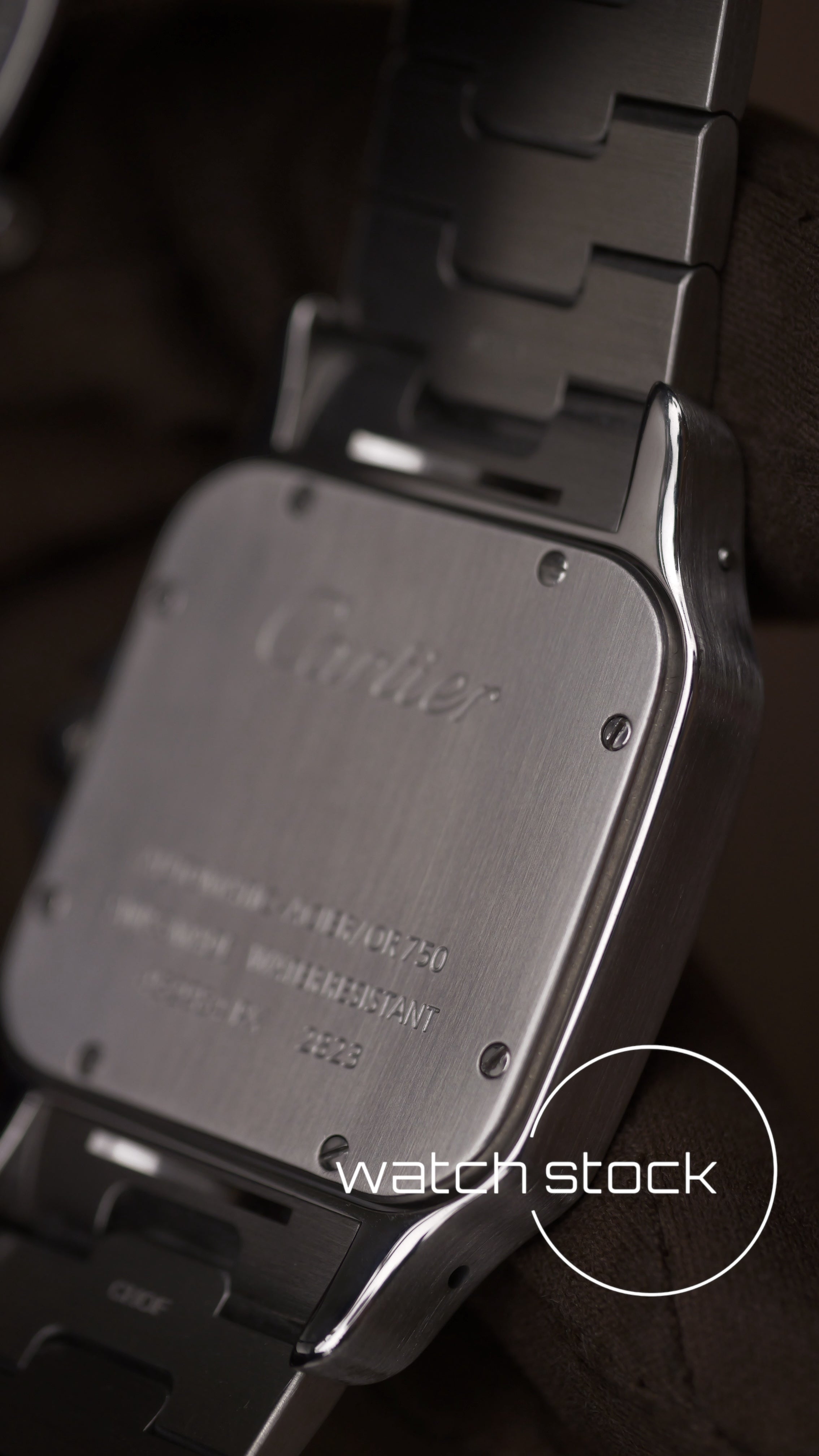 Cartier santos galbee XL gold steal ref.2823 Full set Automatic 32x45mm