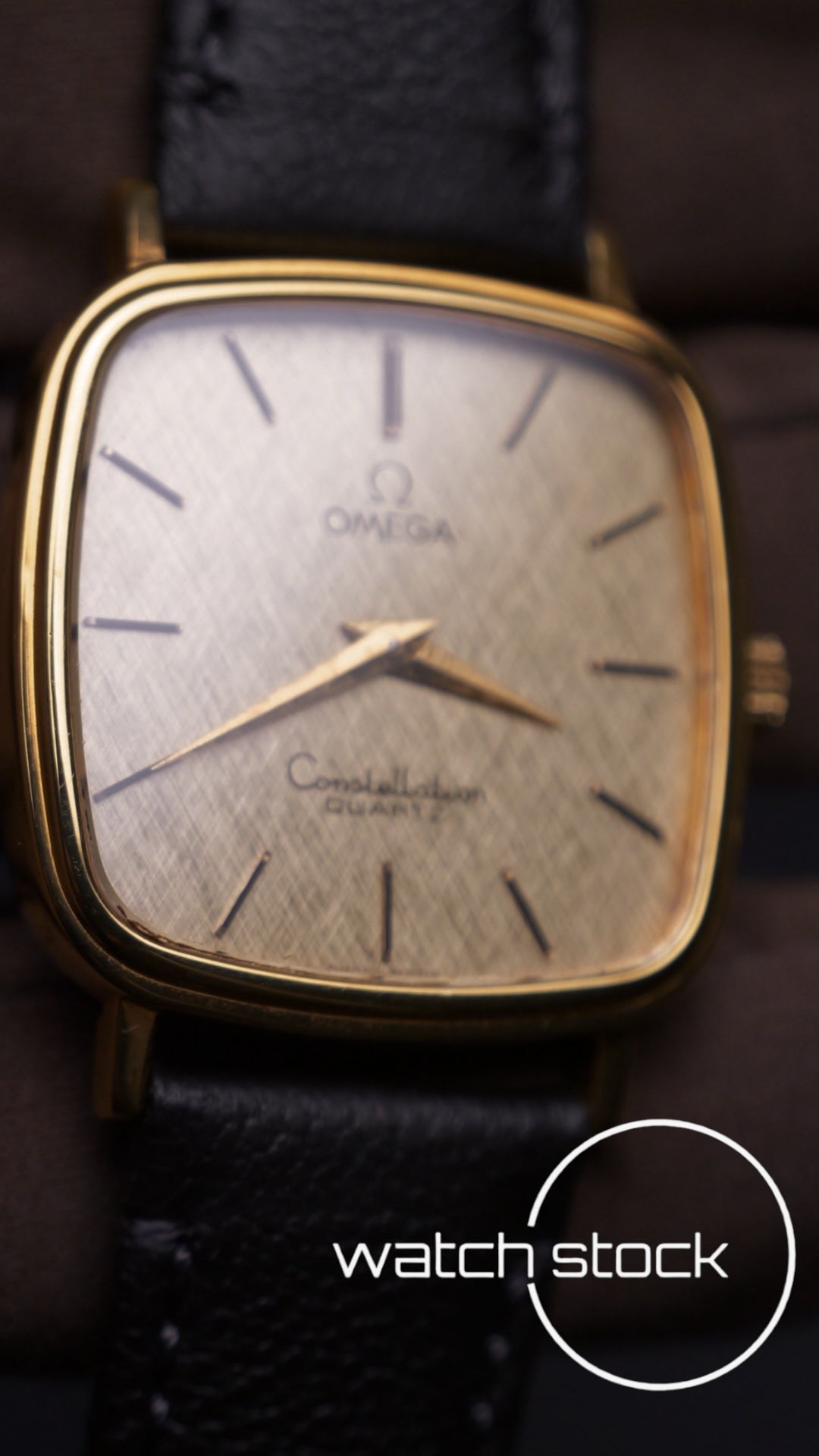 Omega Constellation linen dial placcato oro ref: 191.0045 anno 1977