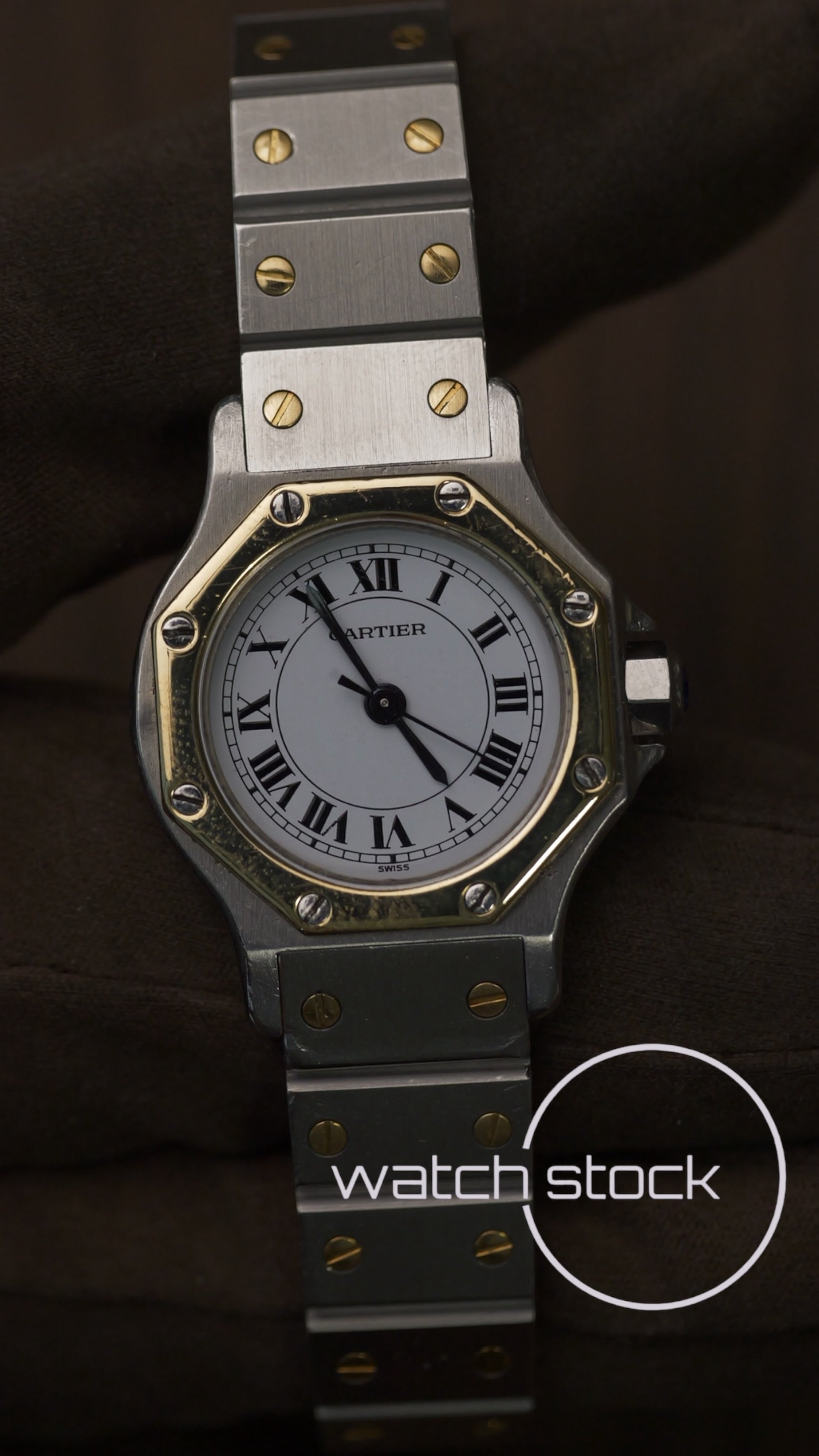 Cartier santos octagon 26mm santos de cartier ref. 0907 lady Automatic