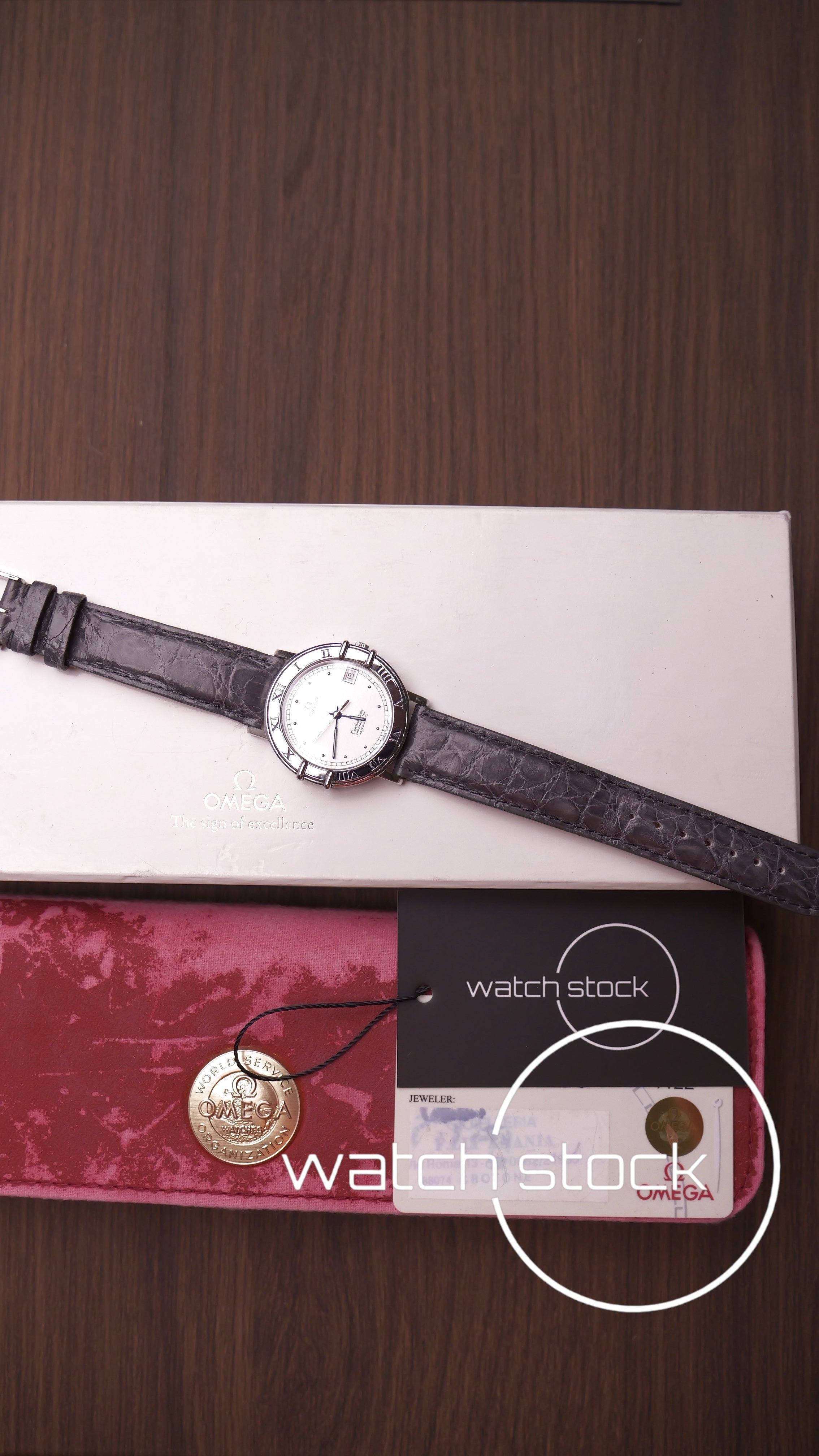 Omega constellation 36mm grey dial full set