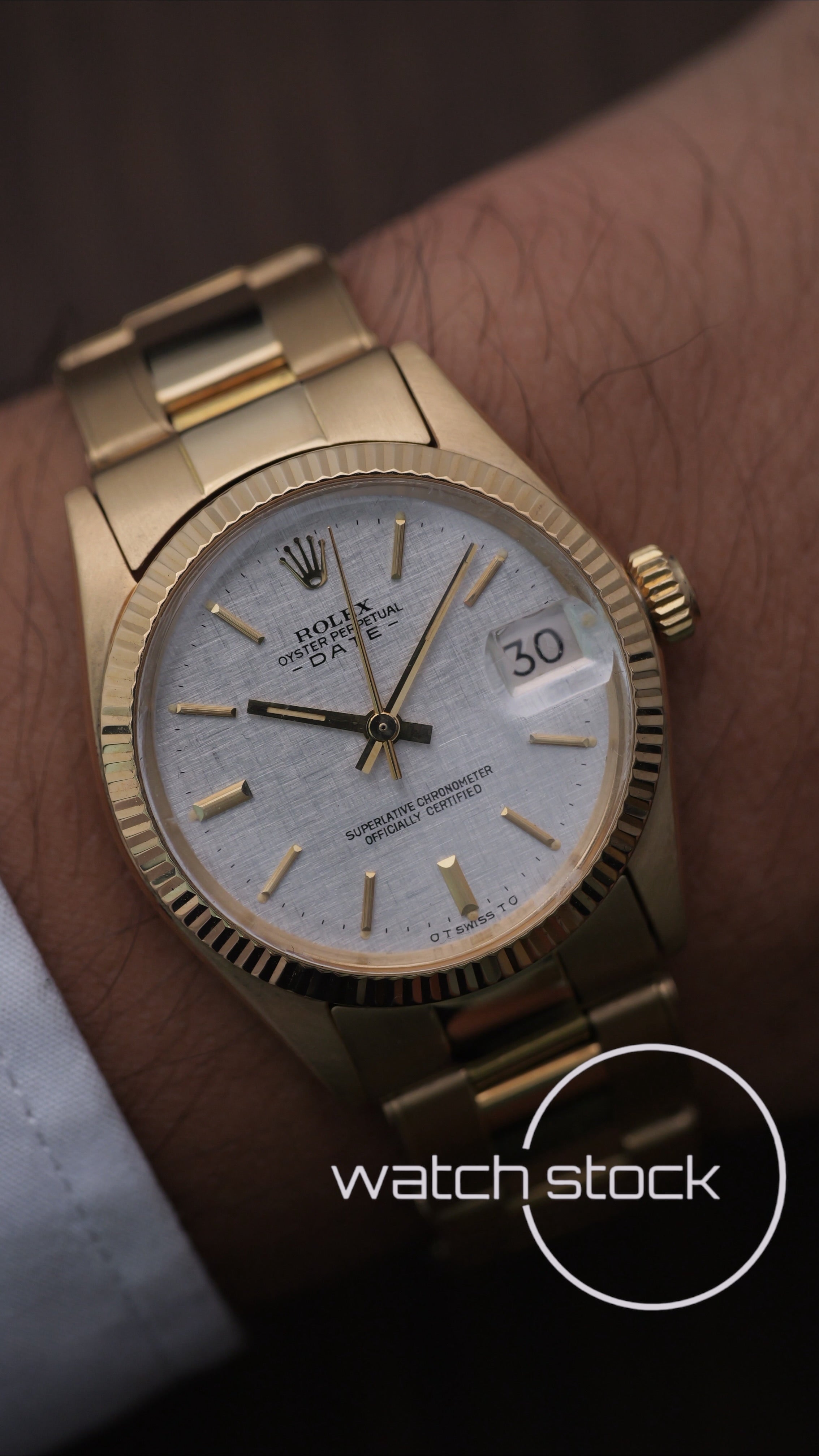 Rolex Datejust 31mm ref.6827 full gold