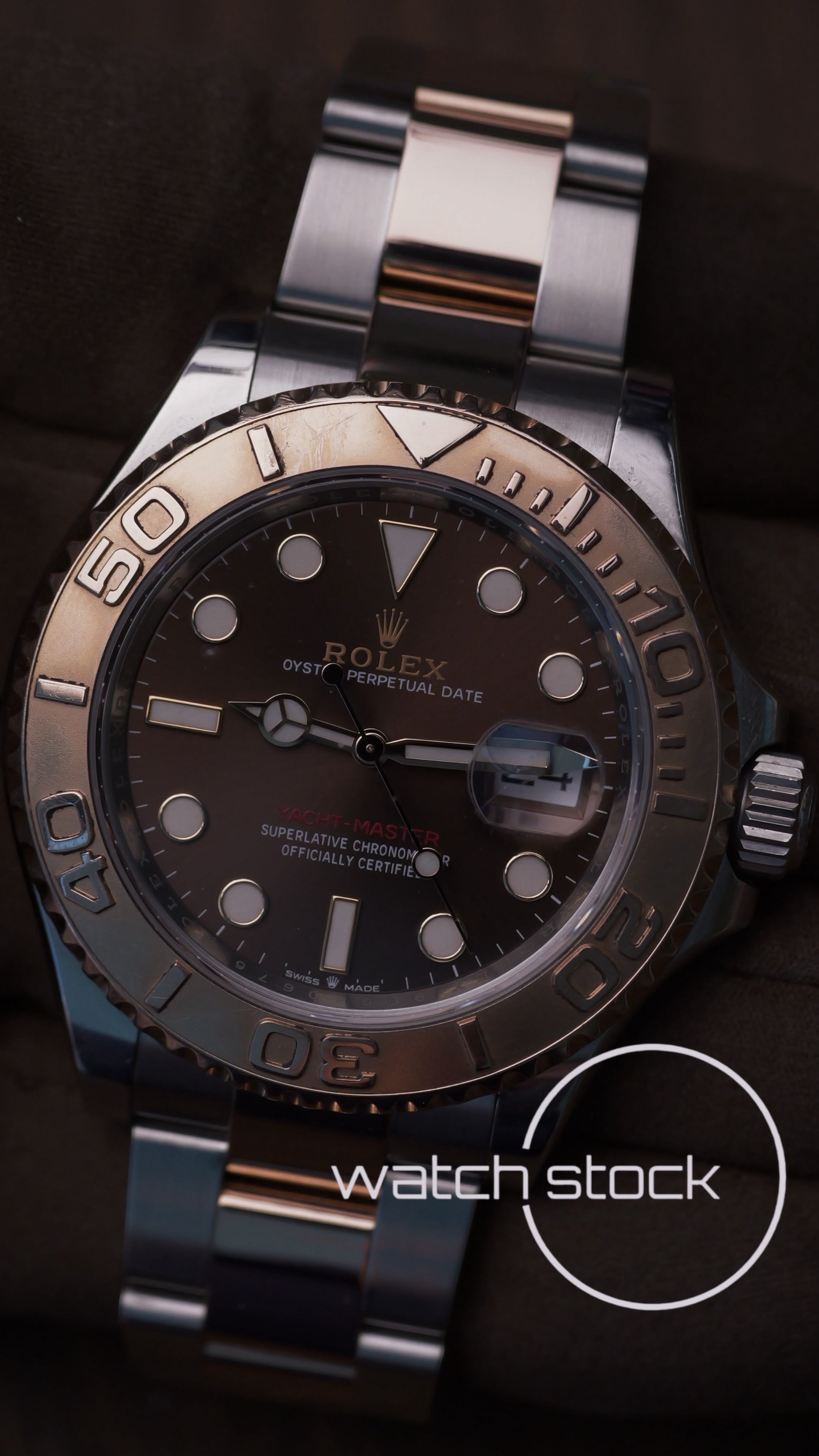 Rolex Yacht Master chocolate rose gold 40mm 2021 ref: 126620
