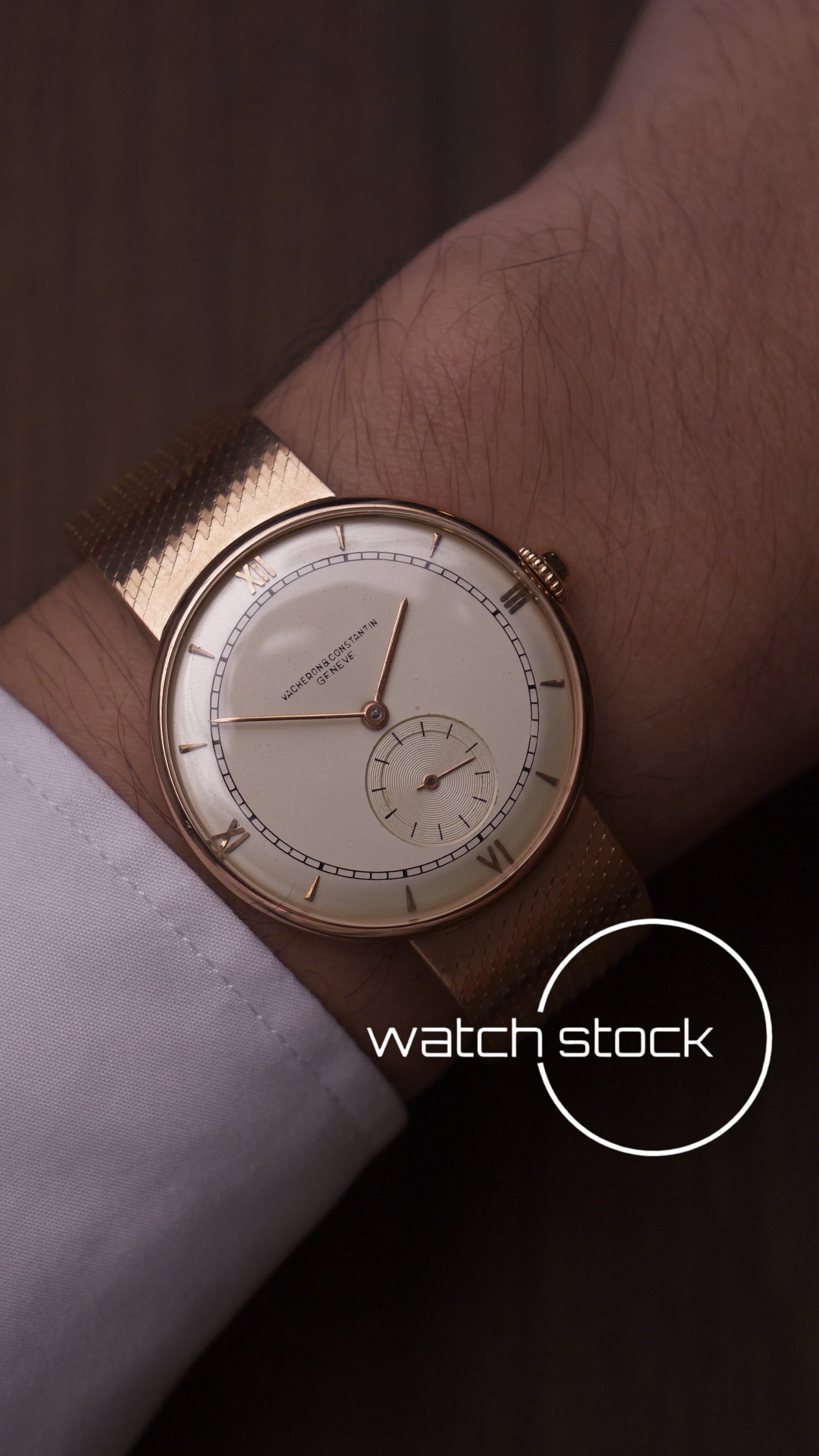 Vacheron Costantin Full Gold Dress Watch 38mm