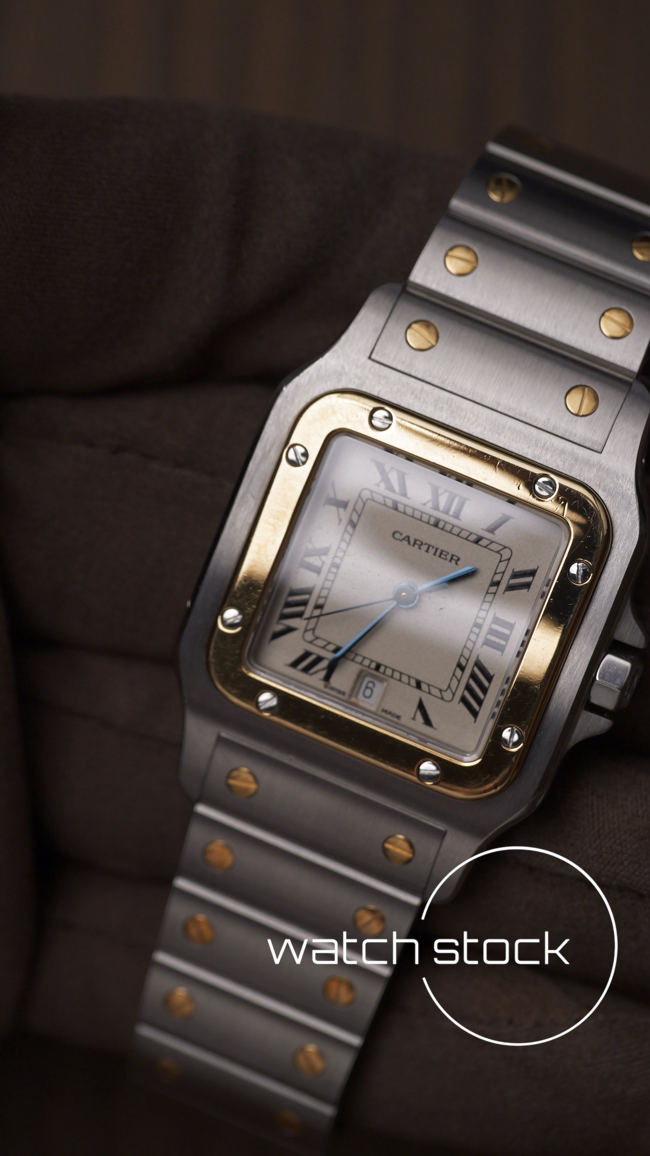 Cartier santos galbee 29x41mm ref.187901 Men size Like new