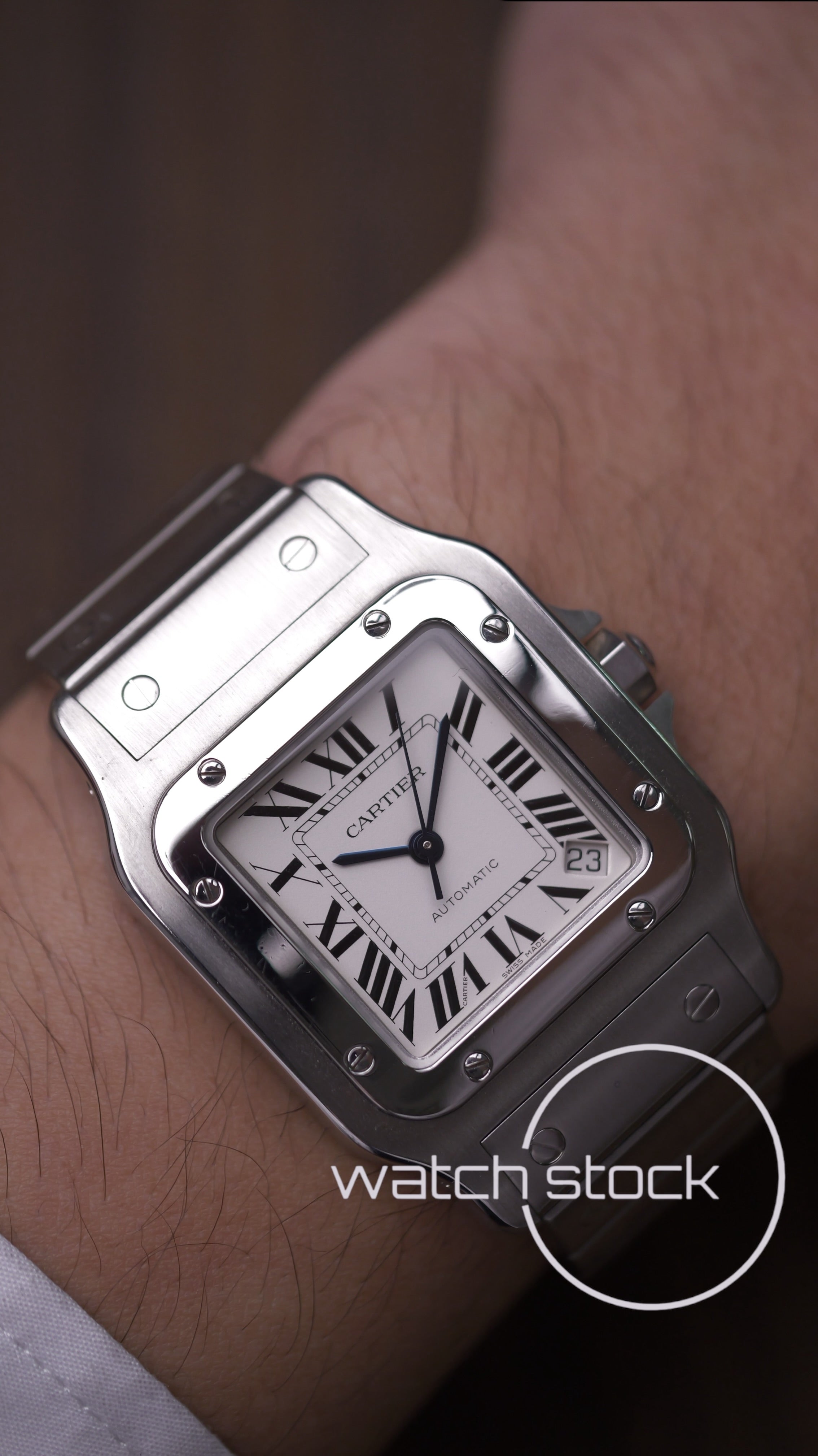 Cartier santos Galbee XL FULL SET ref.2823 Automatic 32x45mm