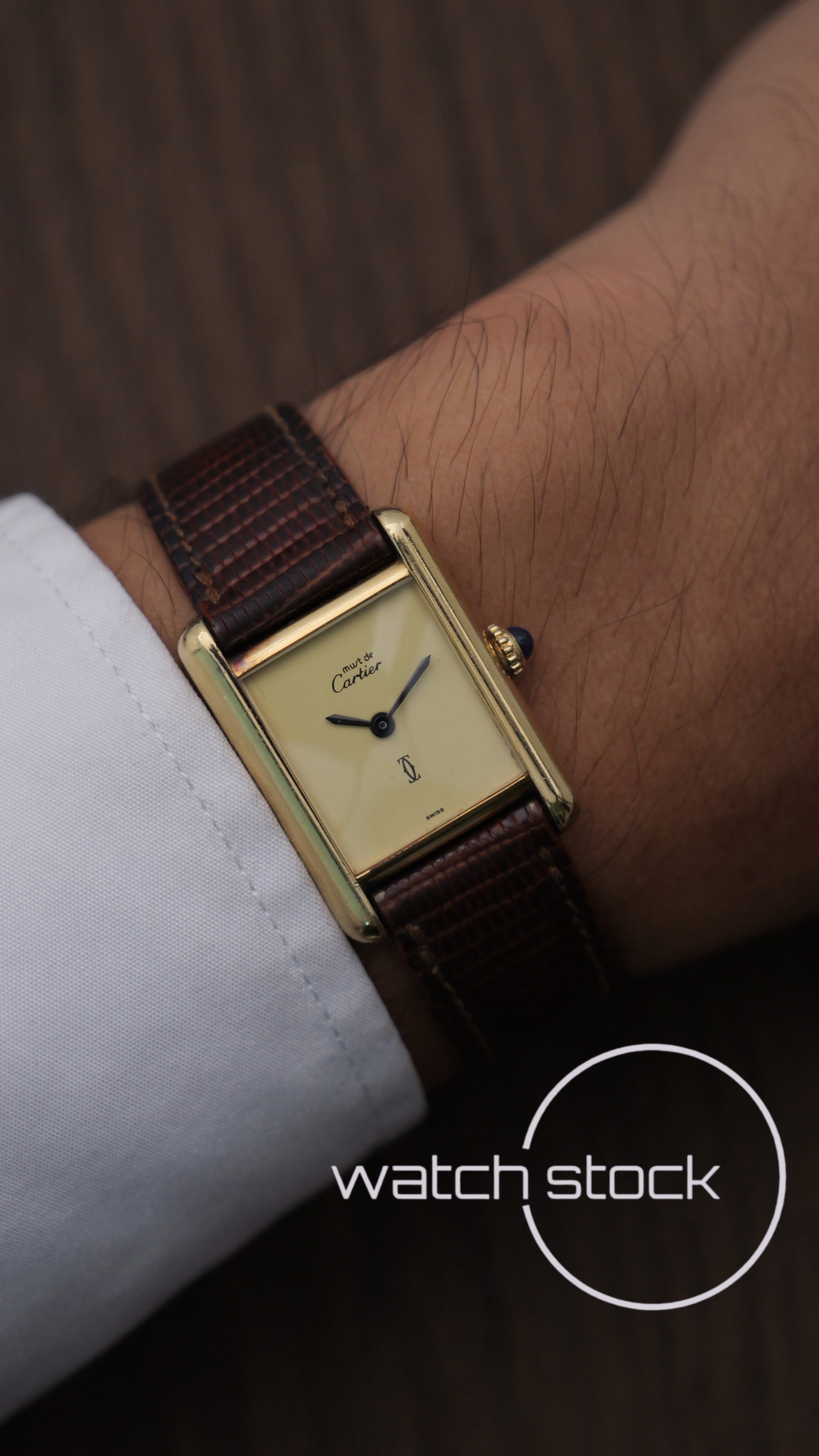 Cartier Tank TG3 Lemon Dial