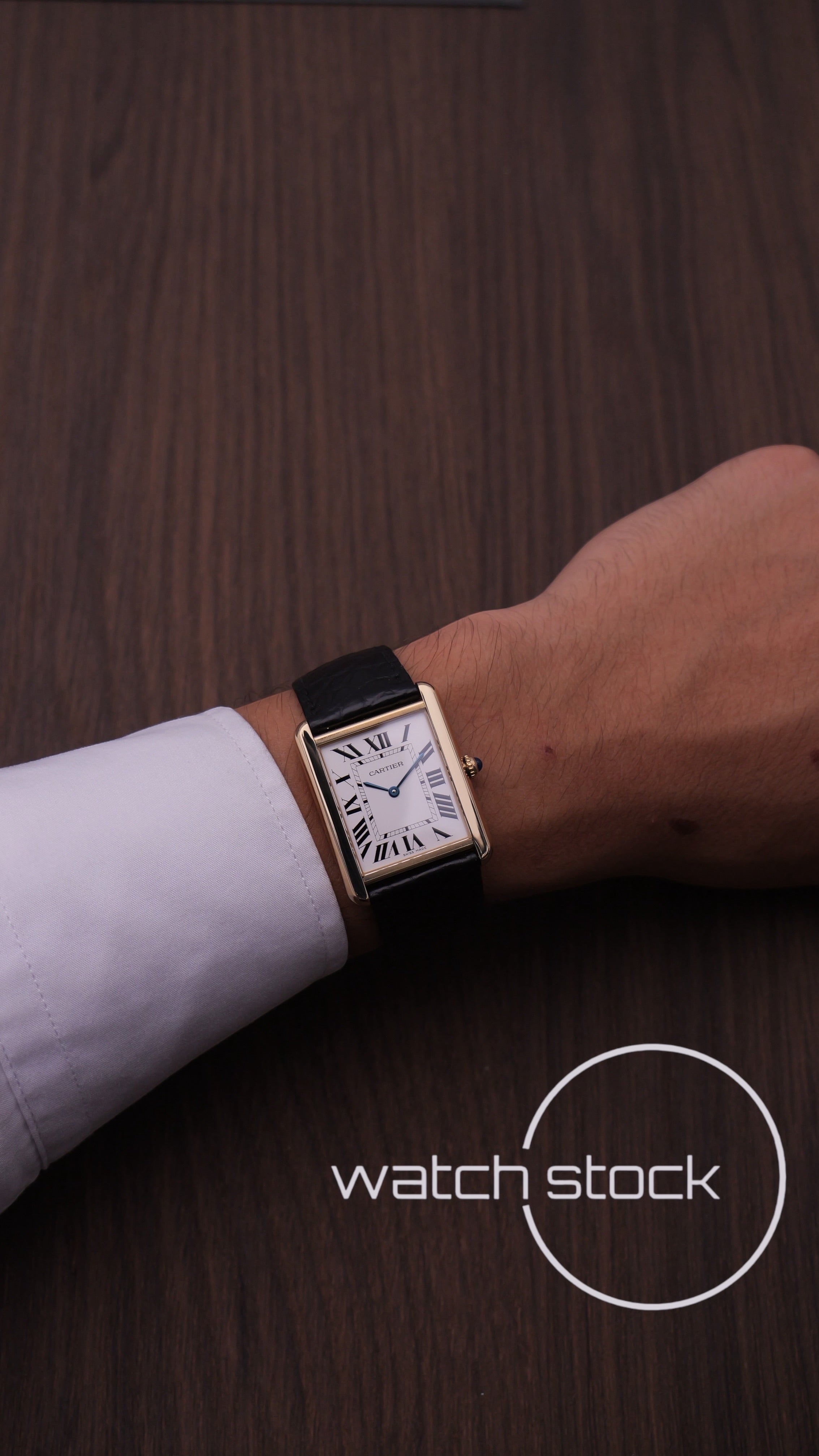 Cartier tank Solo Large 18Kt GOLD ref.2742 27x35mm quartz