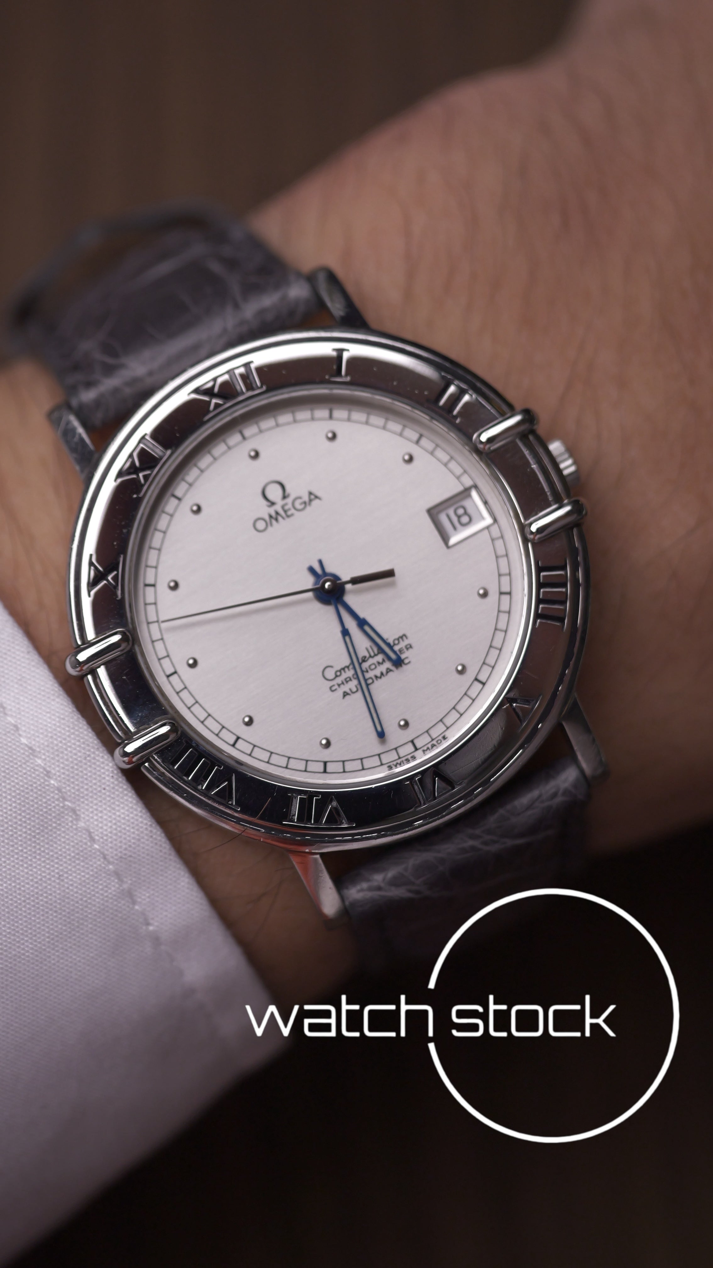 Omega constellation 36mm grey dial full set