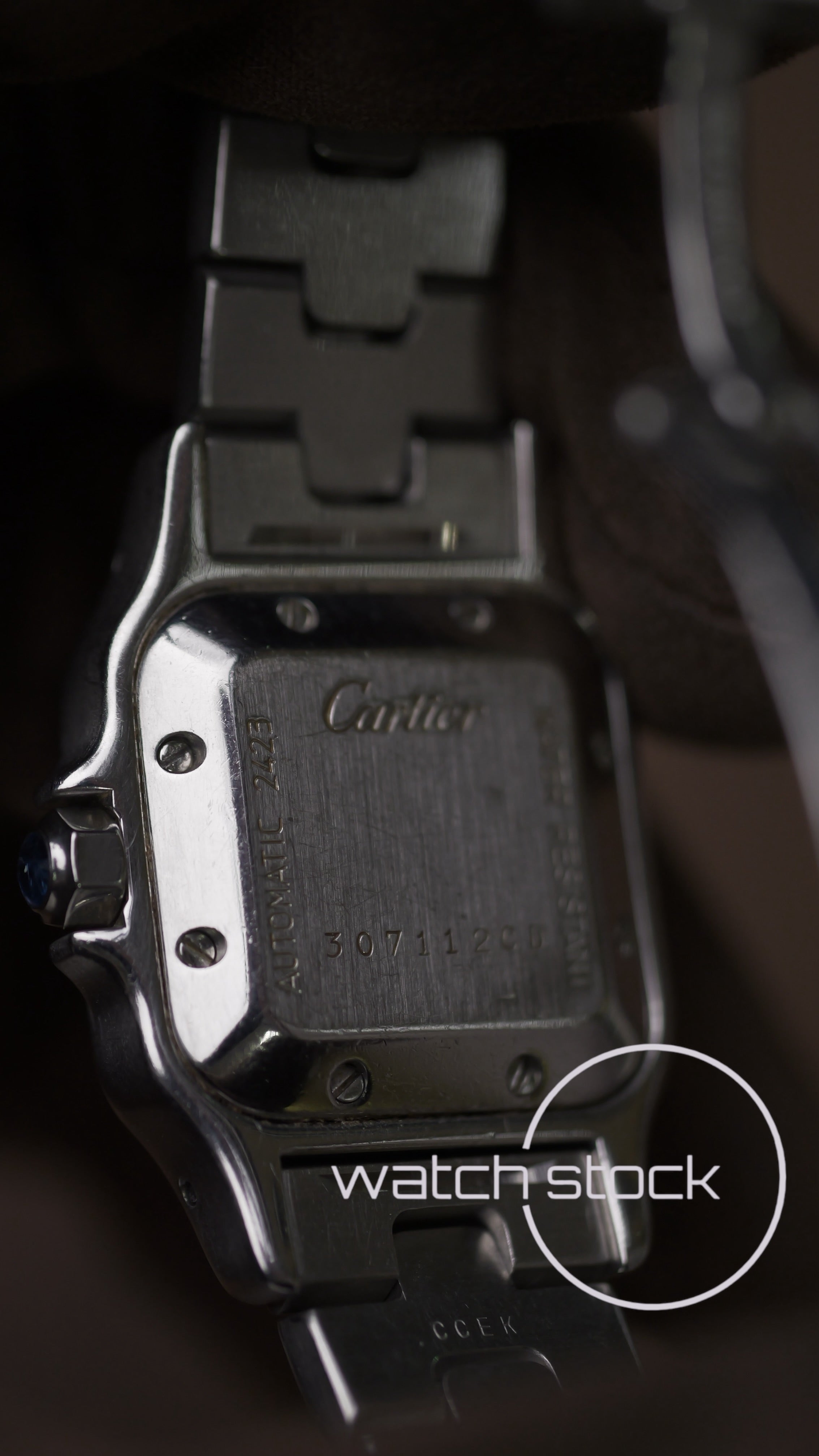 Cartier santos galbee Automatic 24x35mm ref.2423 must de santos