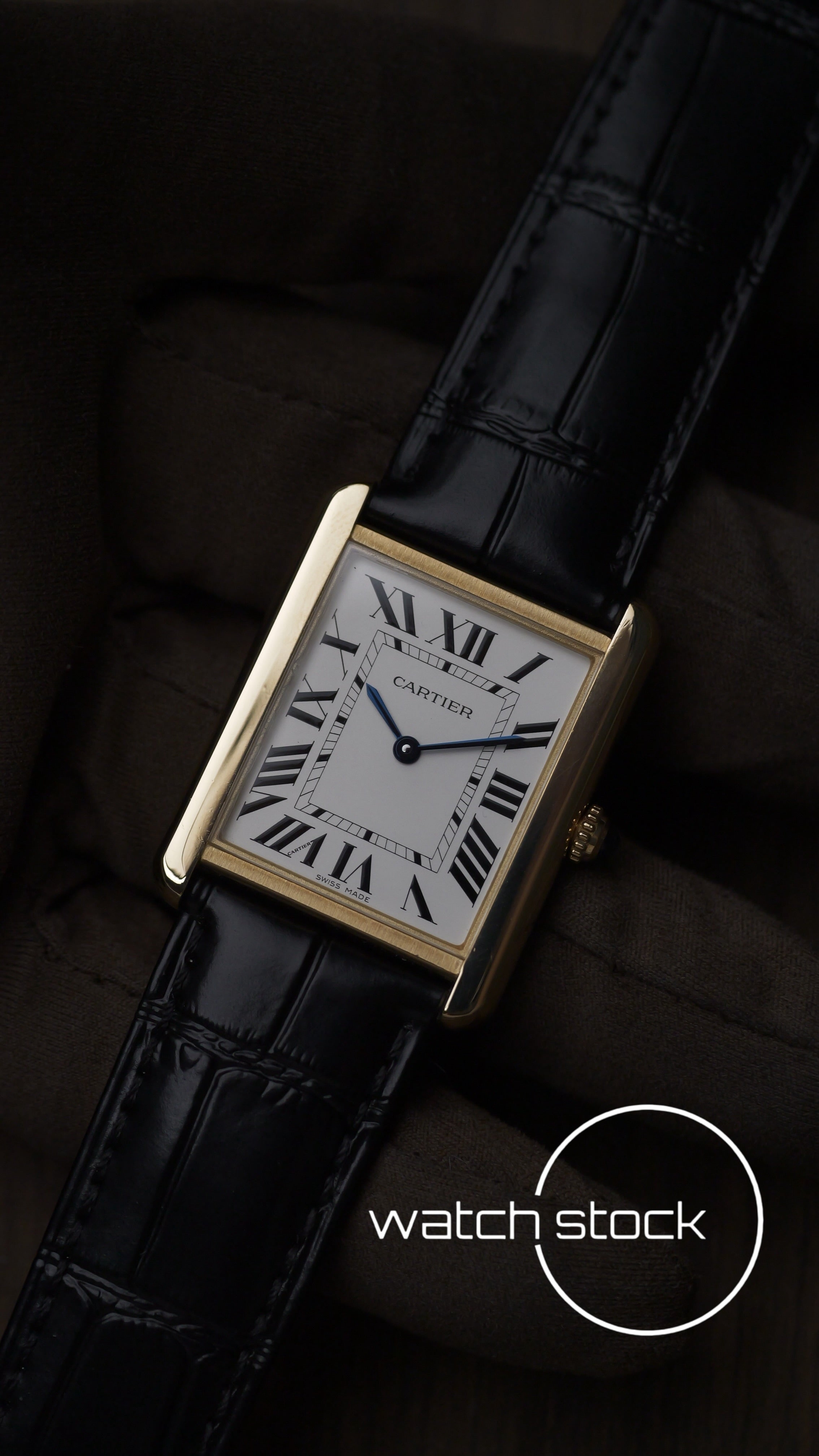 Cartier tank solo L 18K GOLD ref.3167 27x35mm quartz