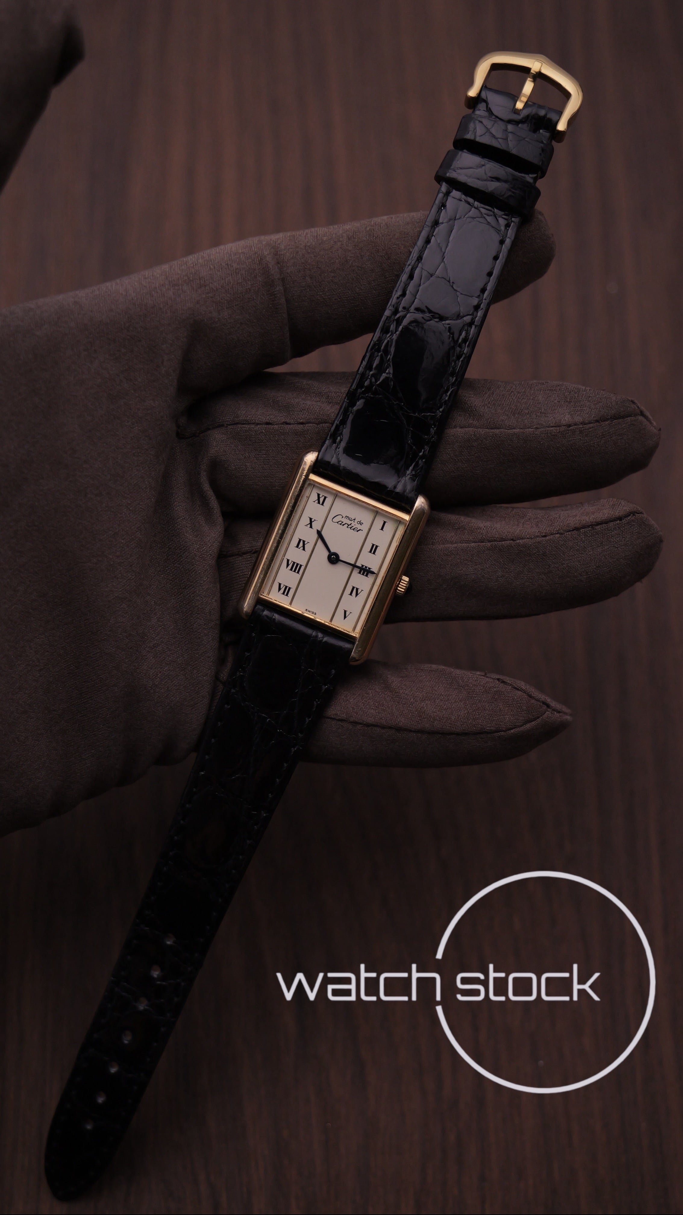 Cartier Tank TG6 quadrante roman number 1980