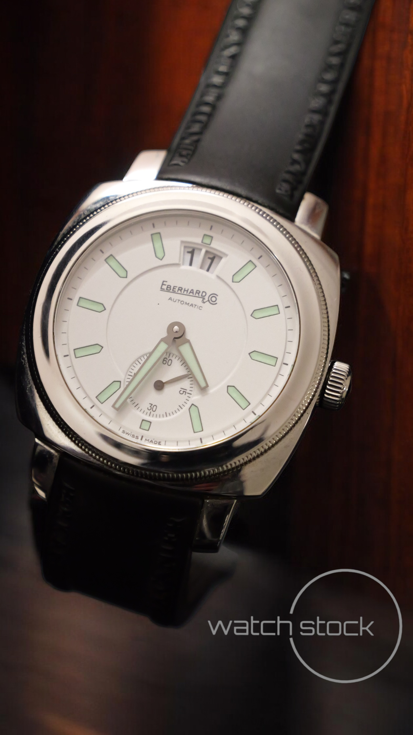 Eberhard & co. Boucaneir grande date ref. 0524 automatic FULL SET 40mm