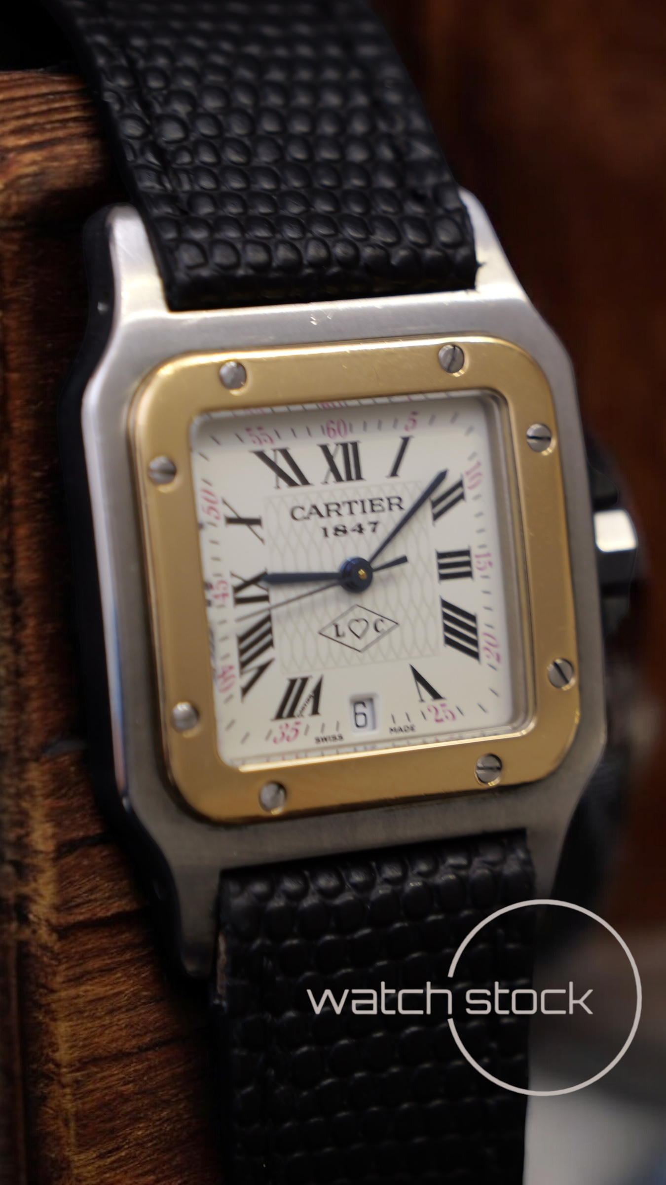 Cartier santos galbe anniversario 150th (RARO) 29x41mm santos de cartier quarz