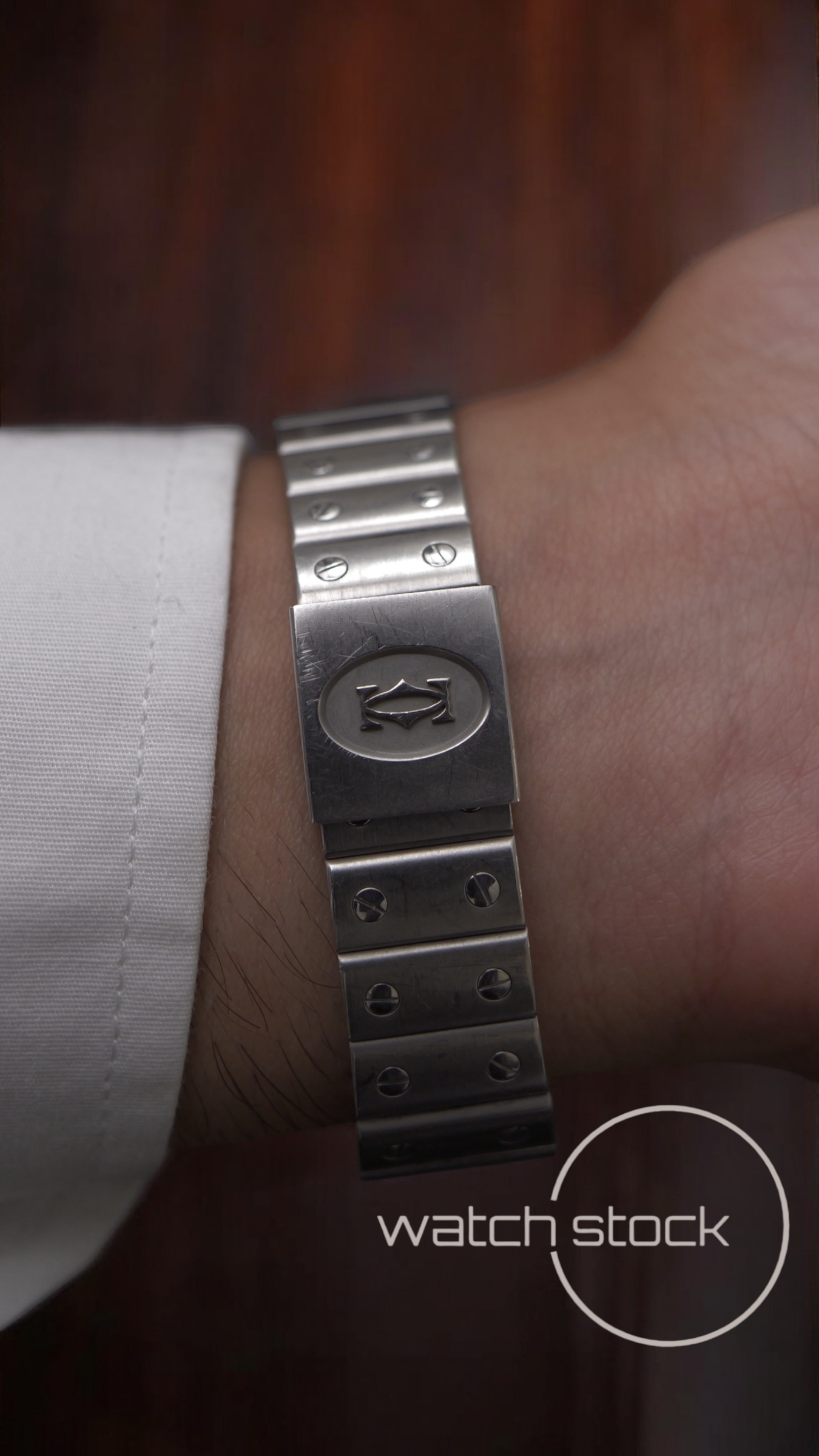 Cartier santos galbe 29x41mm ref.987901 must de cartier quarz