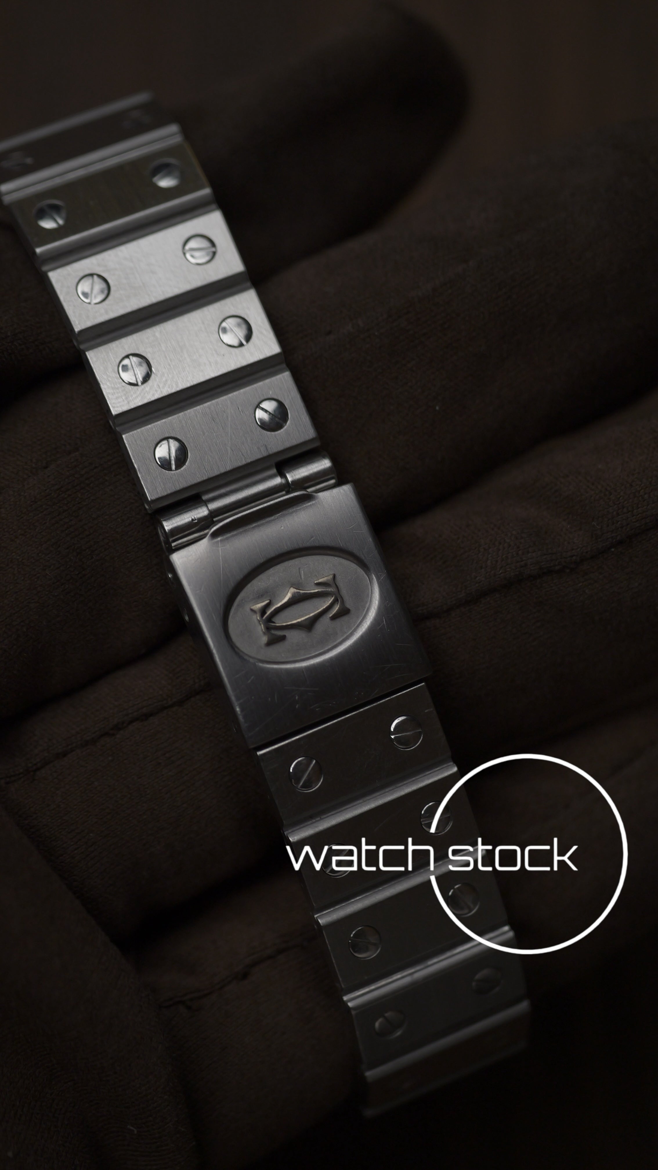 Cartier santos Octagon 30mm Large men ref.2966 Automatic