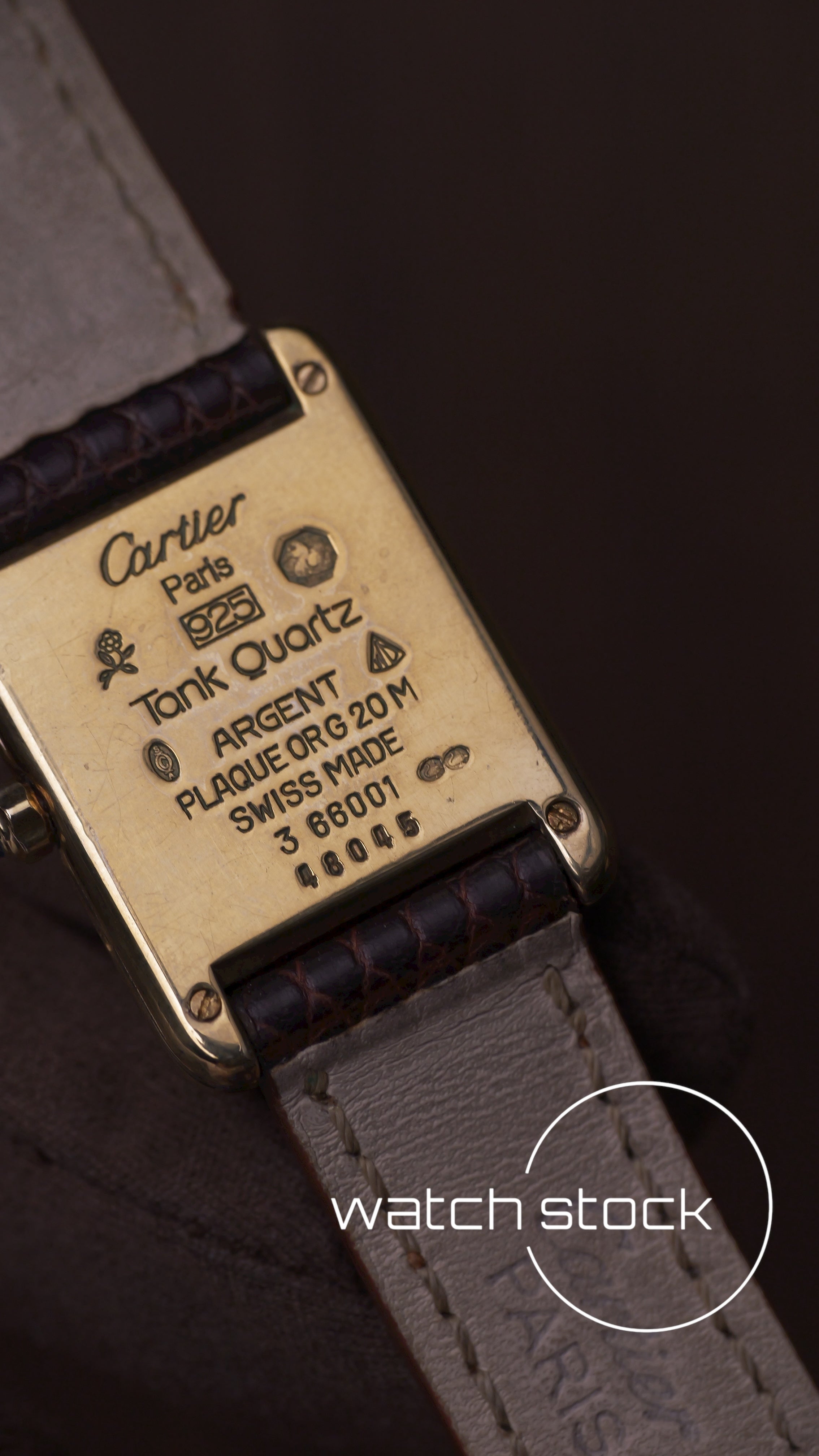 Cartier Tank lady lemon roman numbers dial taglia 3