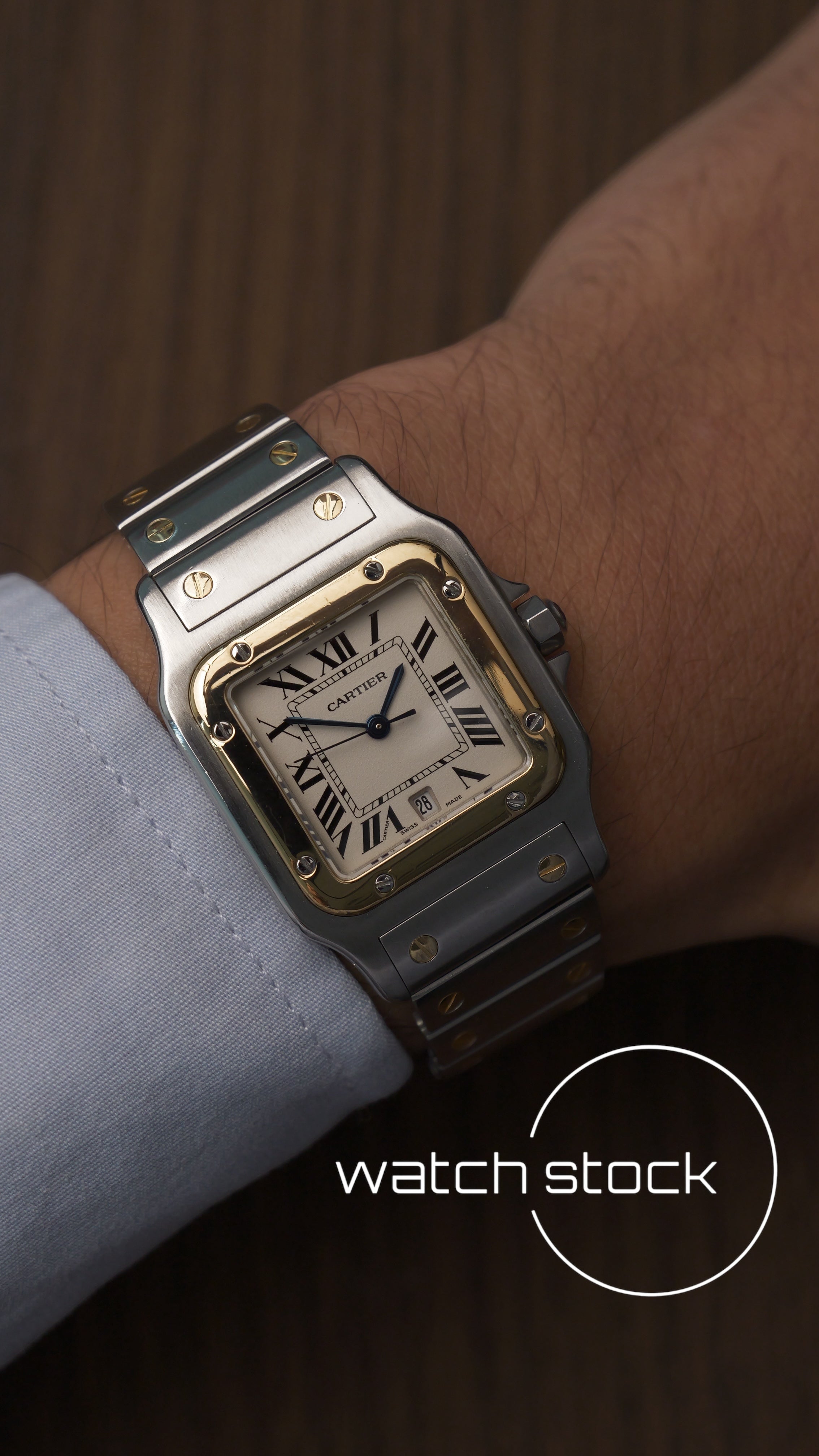 Cartier santos galbee 29x41mm ref.187901 Men size