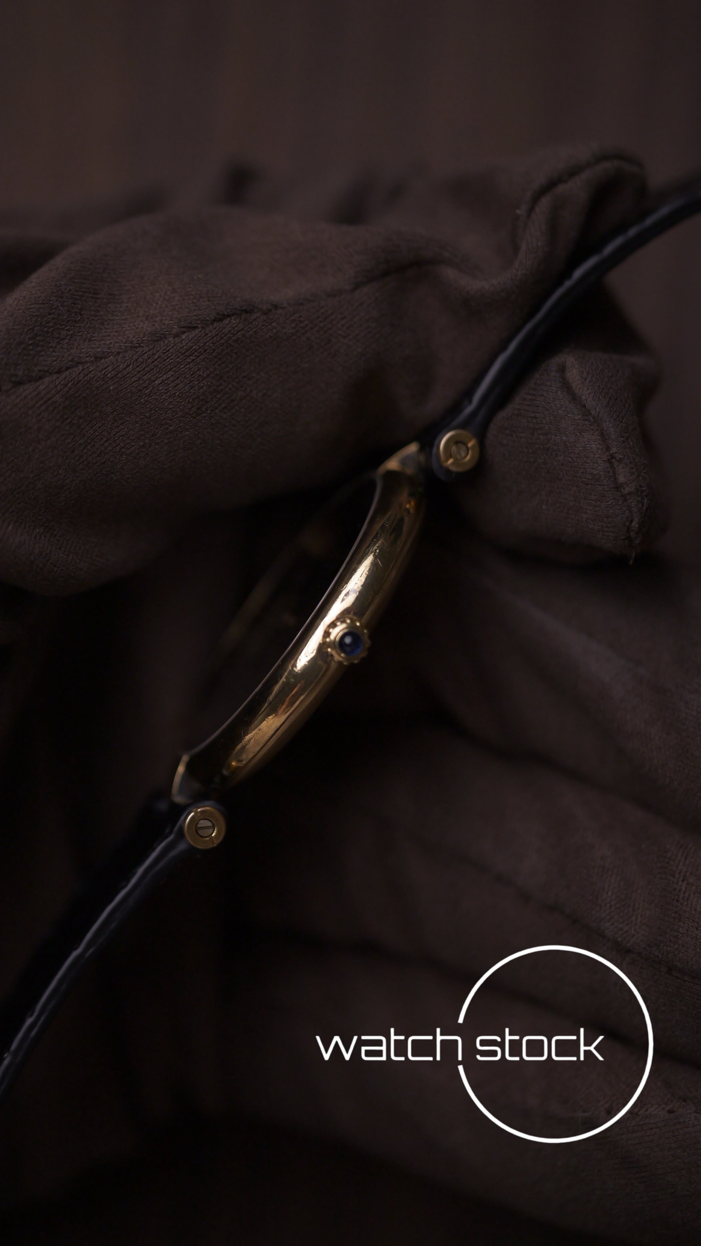 Cartier Vendome 30mm black dial unisex 1990