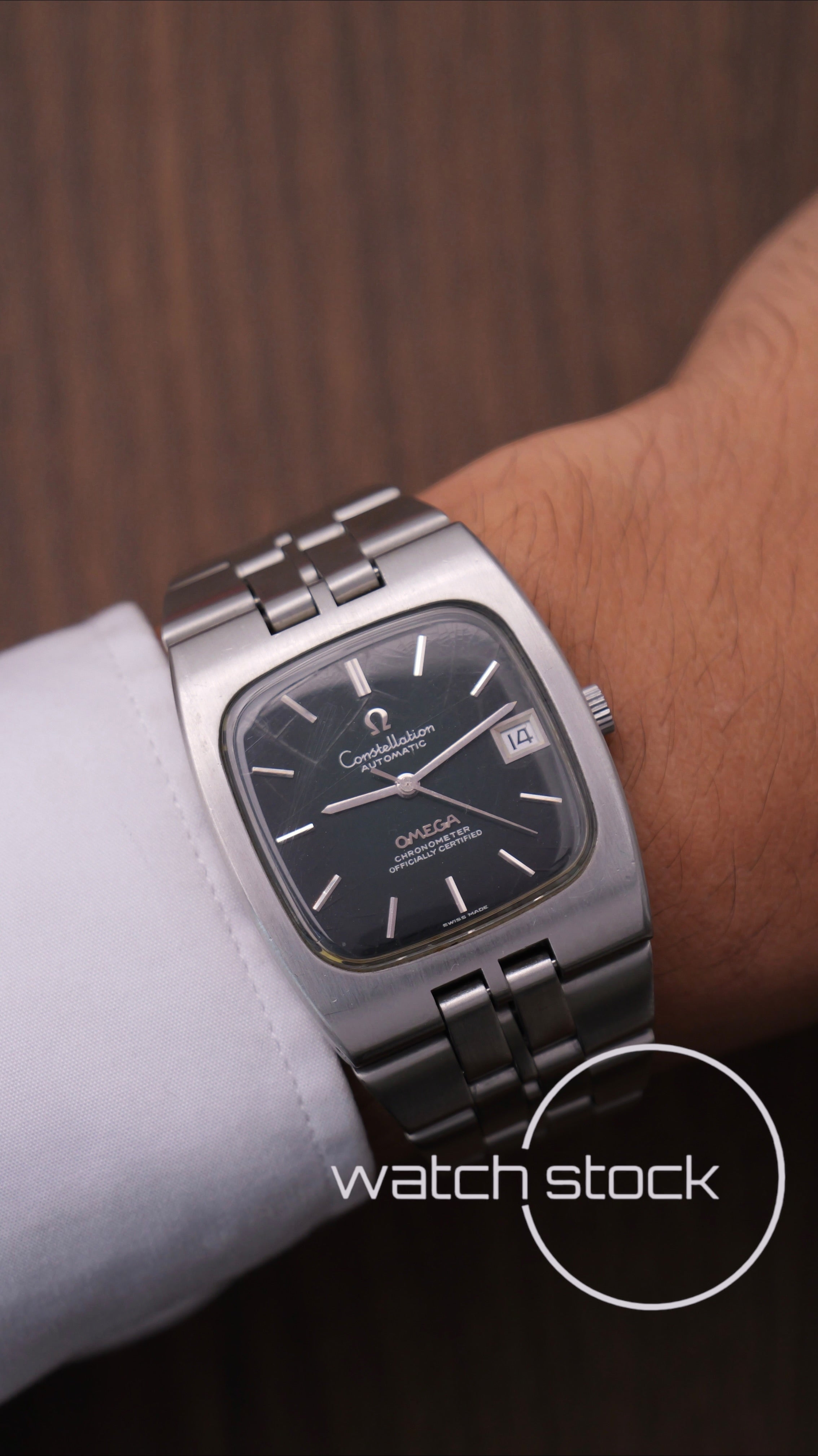 Omega Geneve Green degrade Dial 36mm automatic