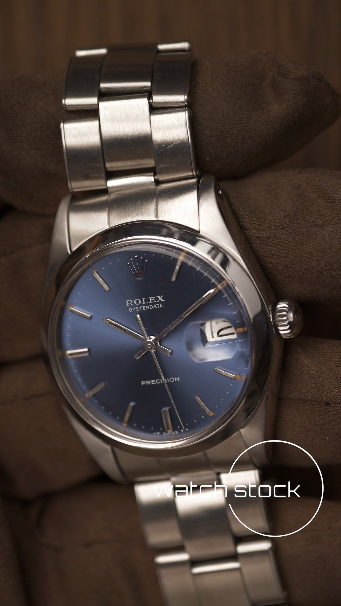 Rolex precision 34mm ref.6694 blue dial