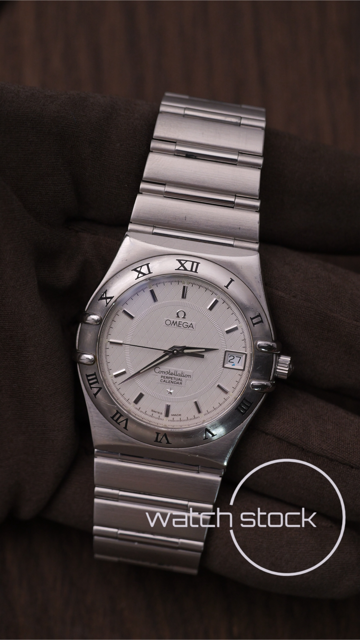 Omega constellation calendario perpetuo 34mm