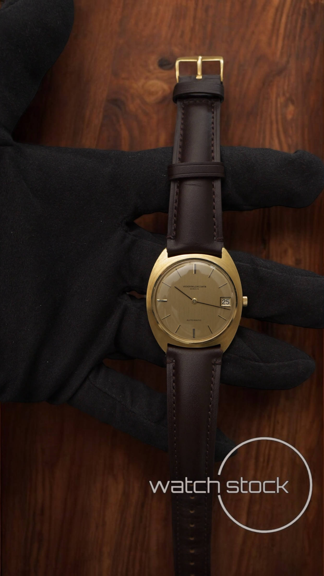 Vacheron costantin 18kt gold dial vintage Dress Watch unisex 34mm carica automatica