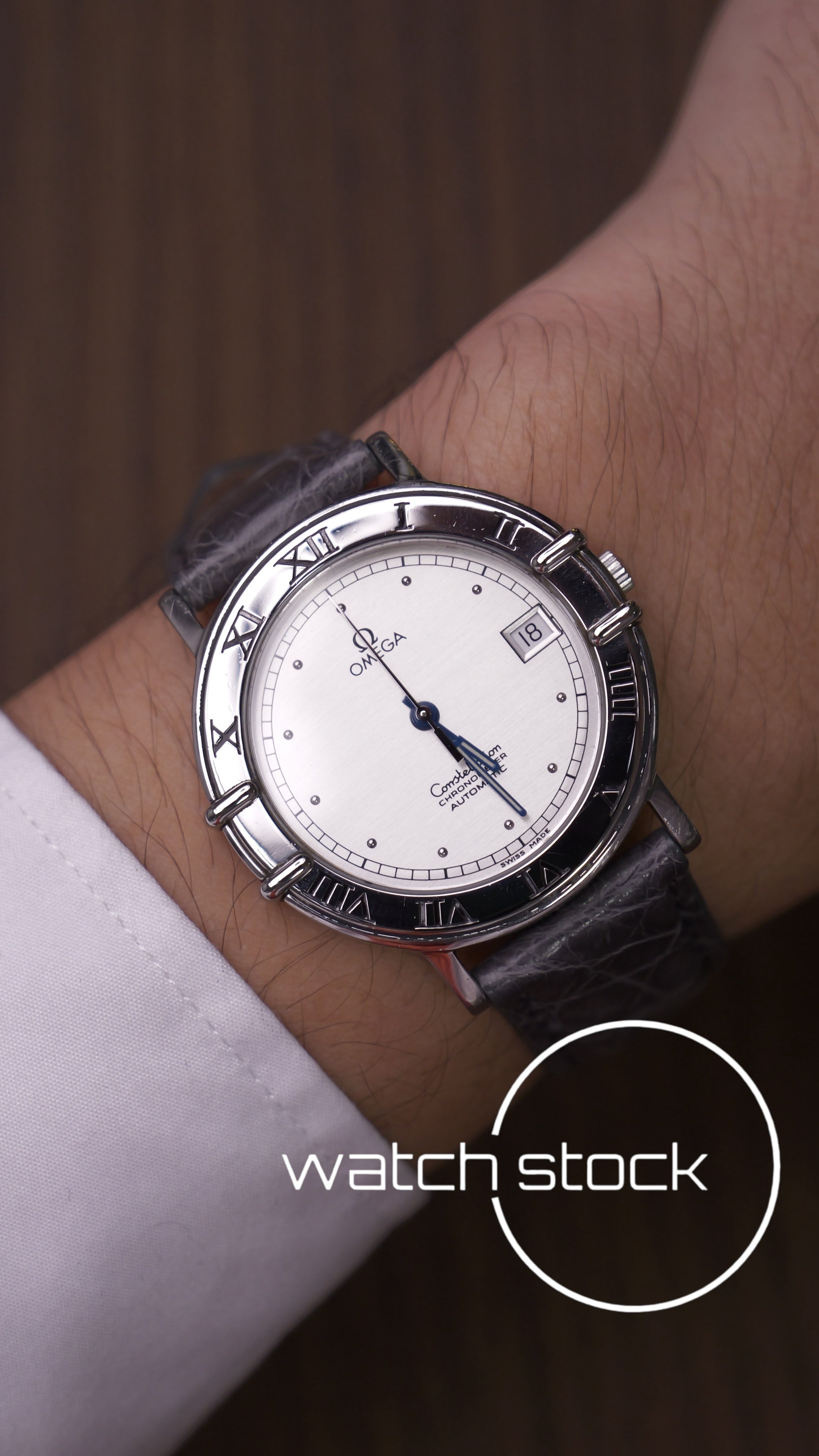 Omega constellation 36mm grey dial full set