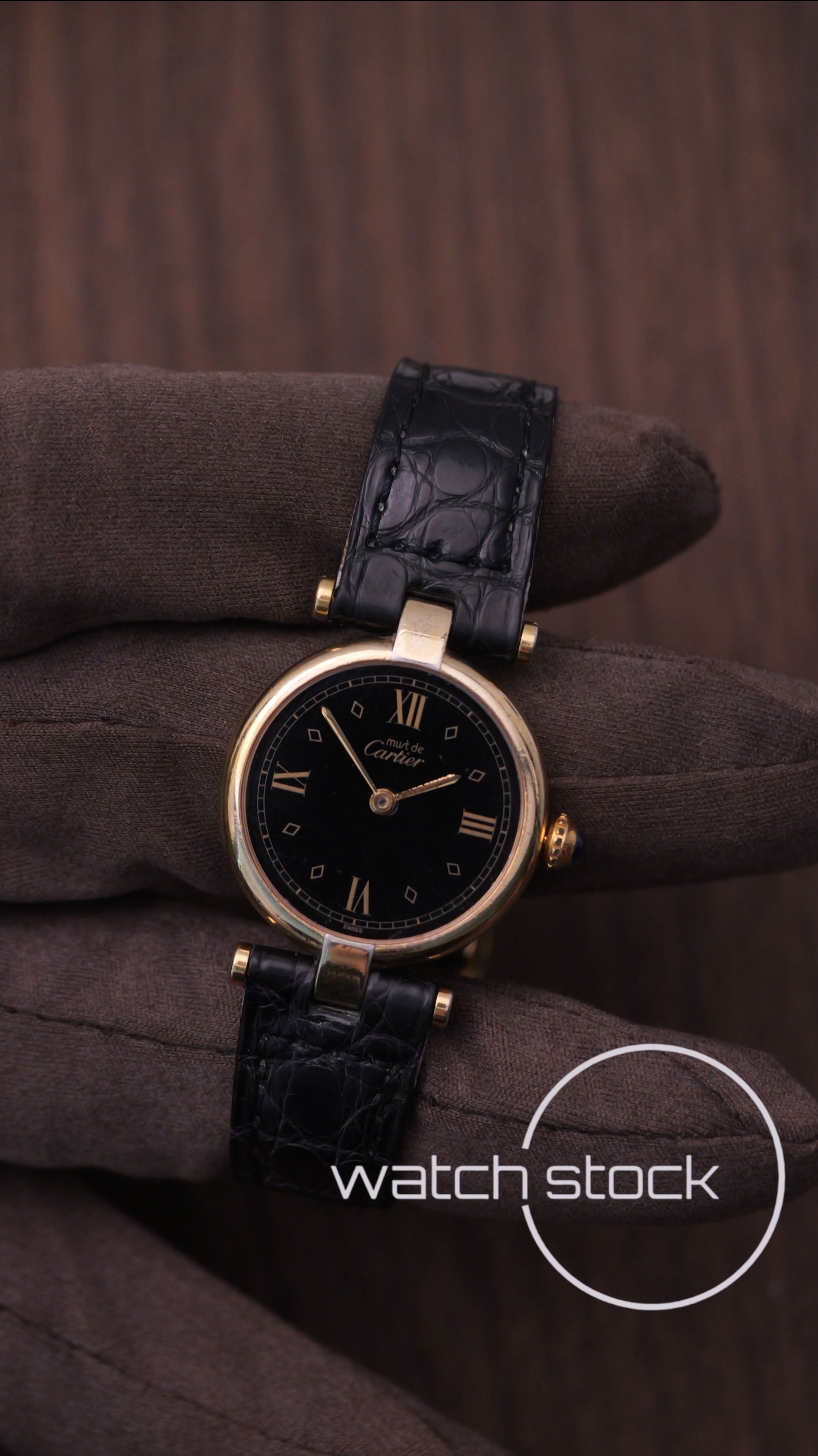 Cartier Vendome 24mm ref. 590004 lady FULL SET 1989