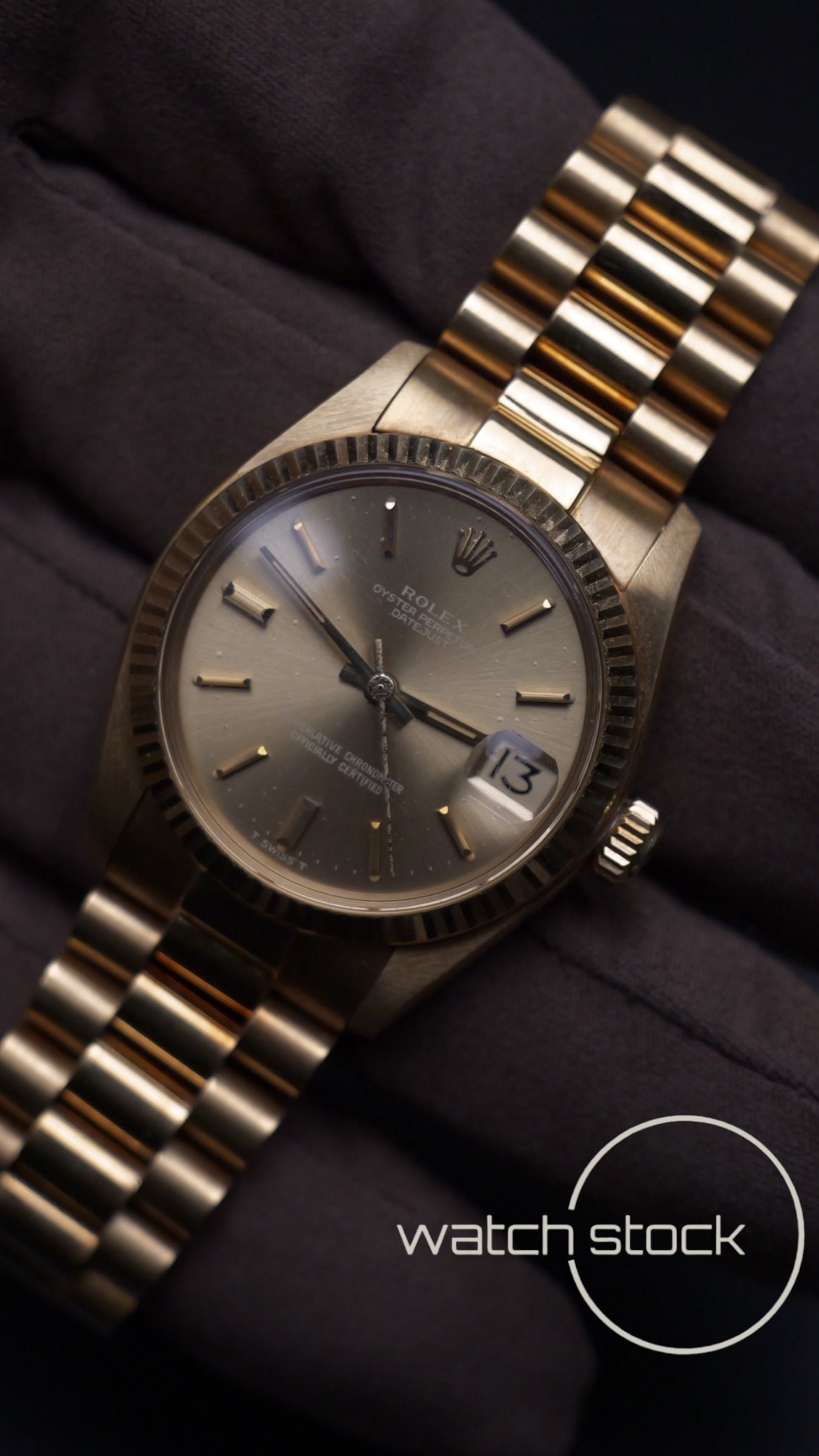 Rolex Datejust 31mm ref.6827 full gold FULL SET