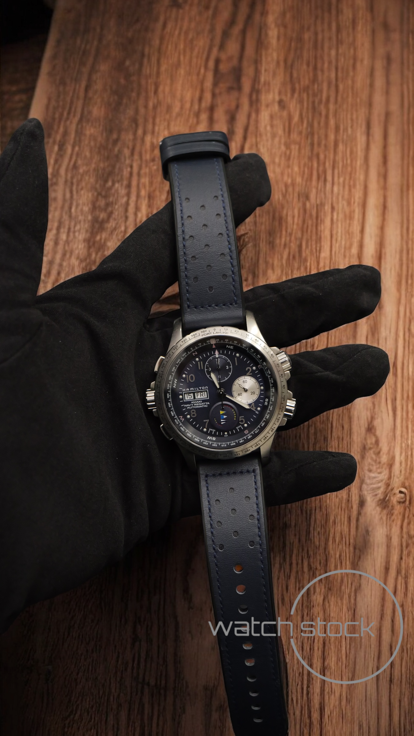 Hamilton khaki navy regatta automatic 43mm
