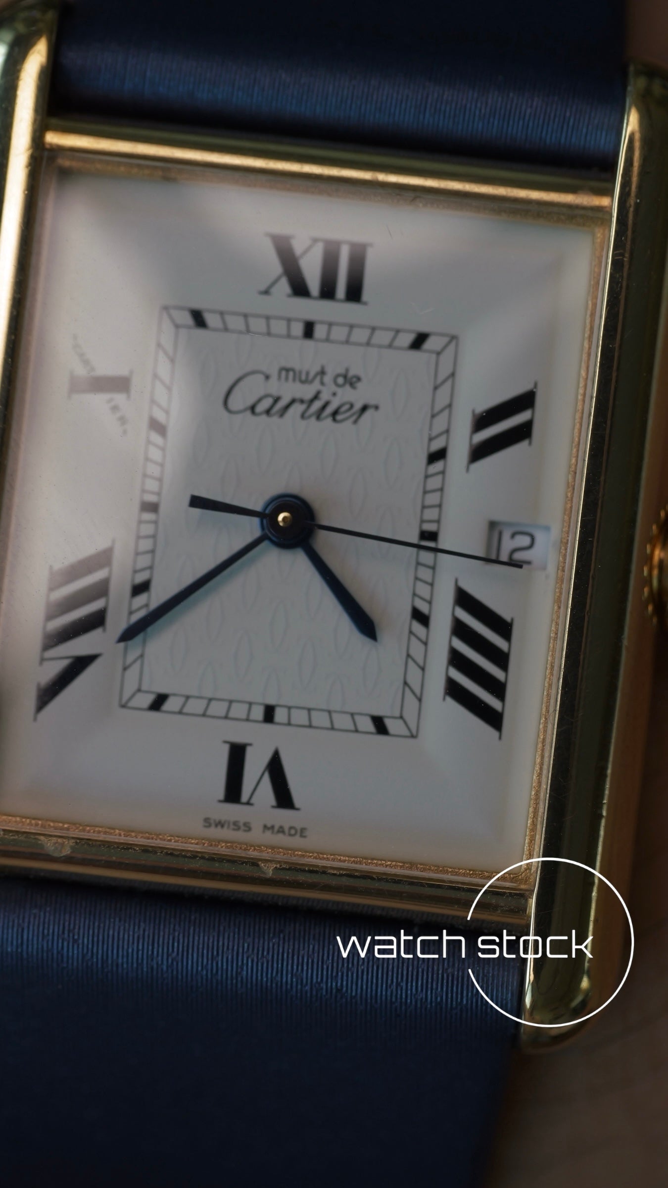 Cartier tank ref.2413 vermeil 24x34mm grande
