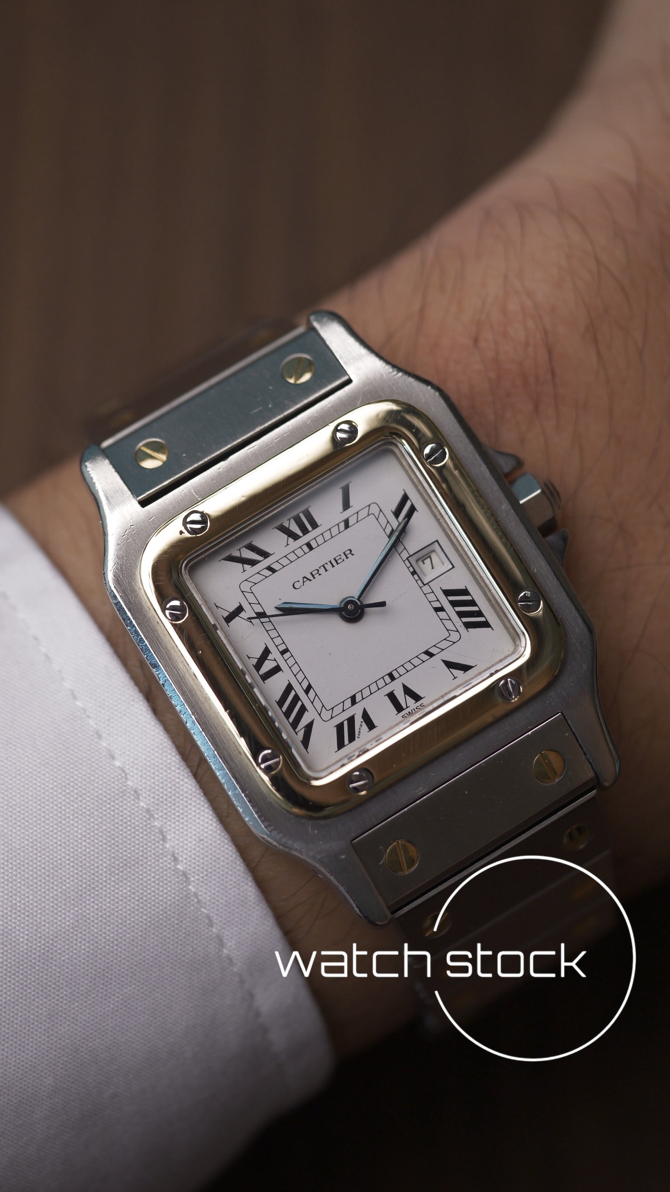 Cartier santos carré ref.2961 Automatic vintage 29x41mm