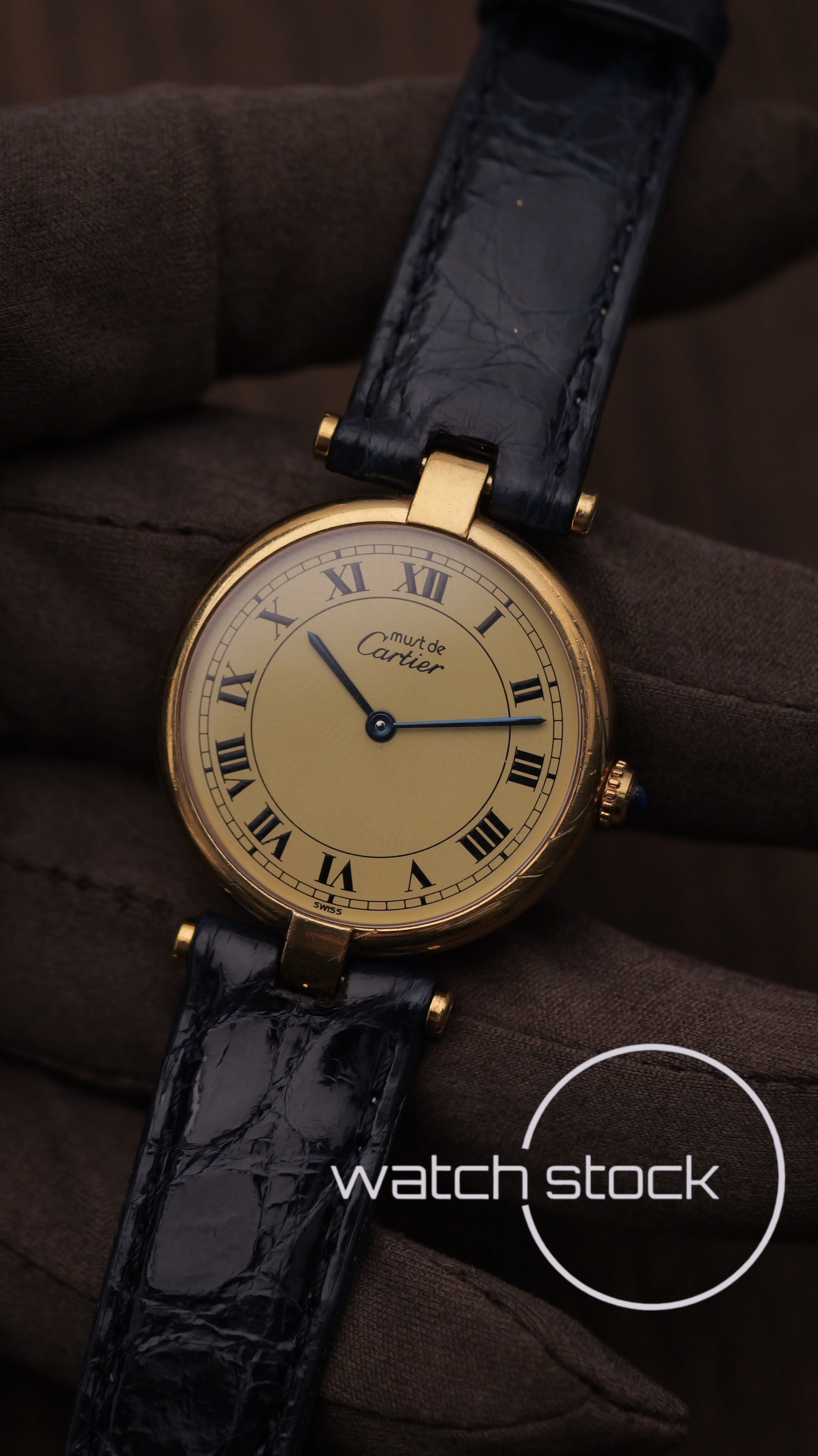 Cartier Vendome Lemon Roman dial anno 1990
