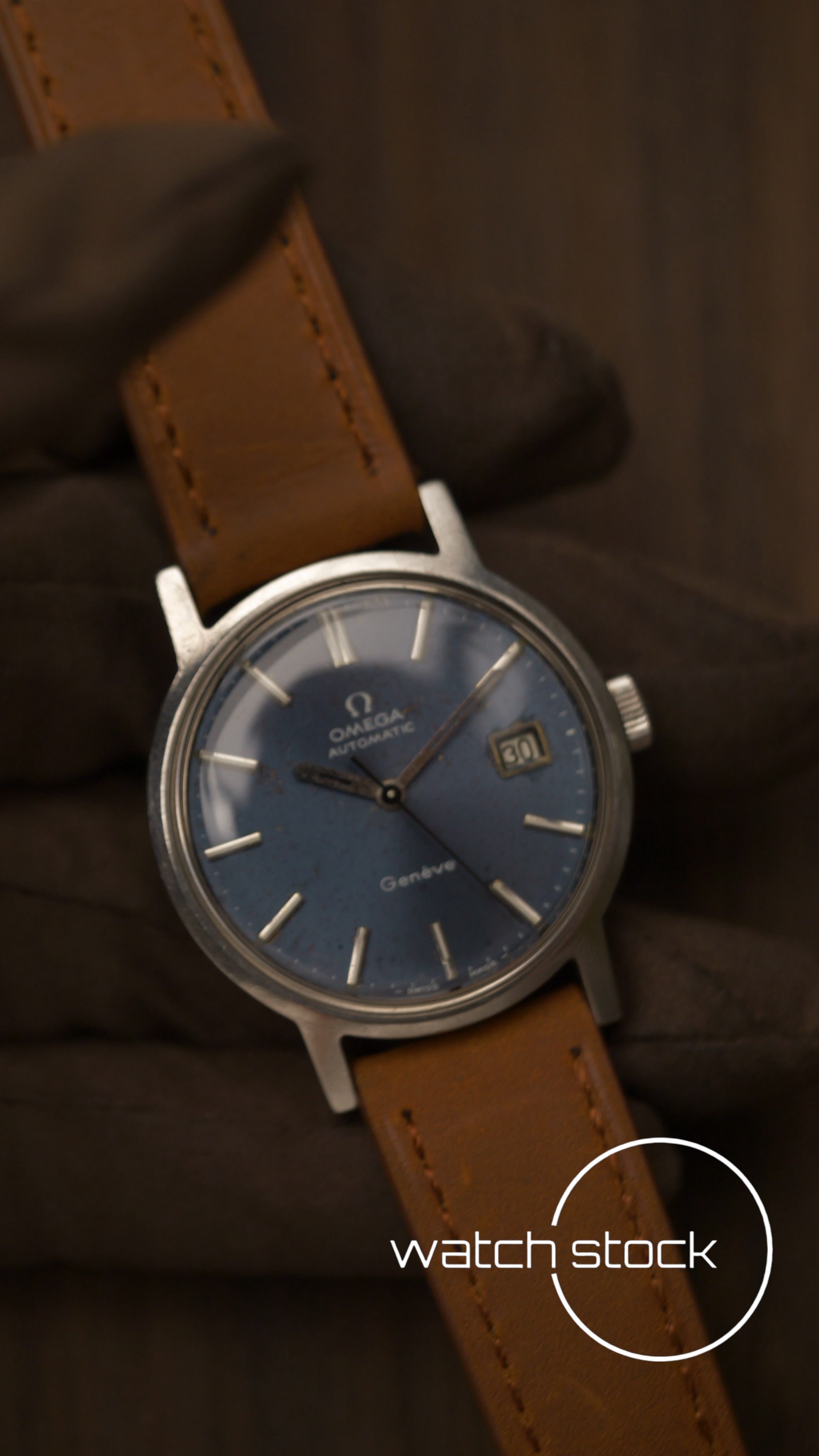 Omega Geneve Automatic Blue Dial 1972 serviced