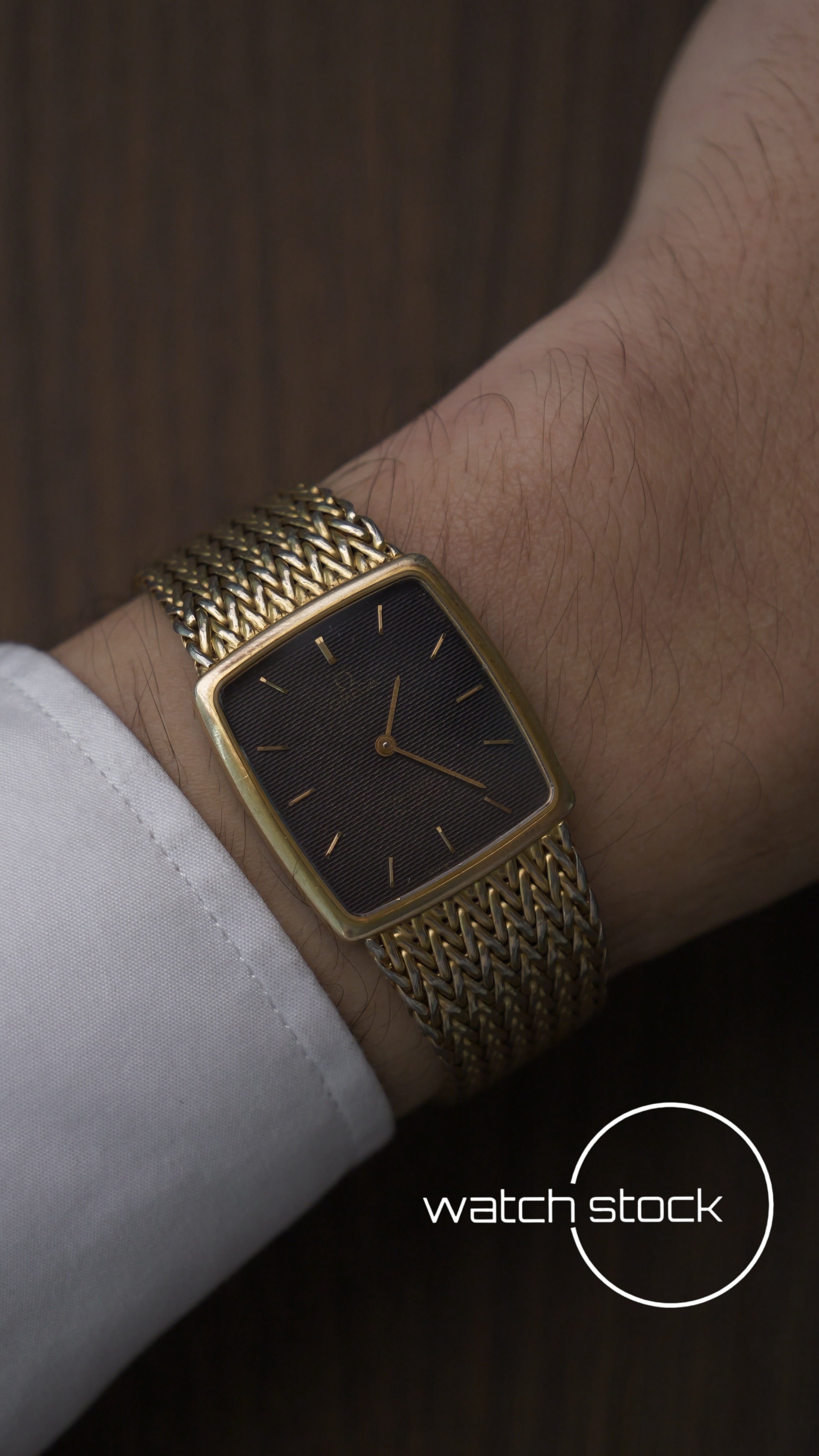 Omega De ville 1980 vintage 33mm con bracciale integrato Quartz