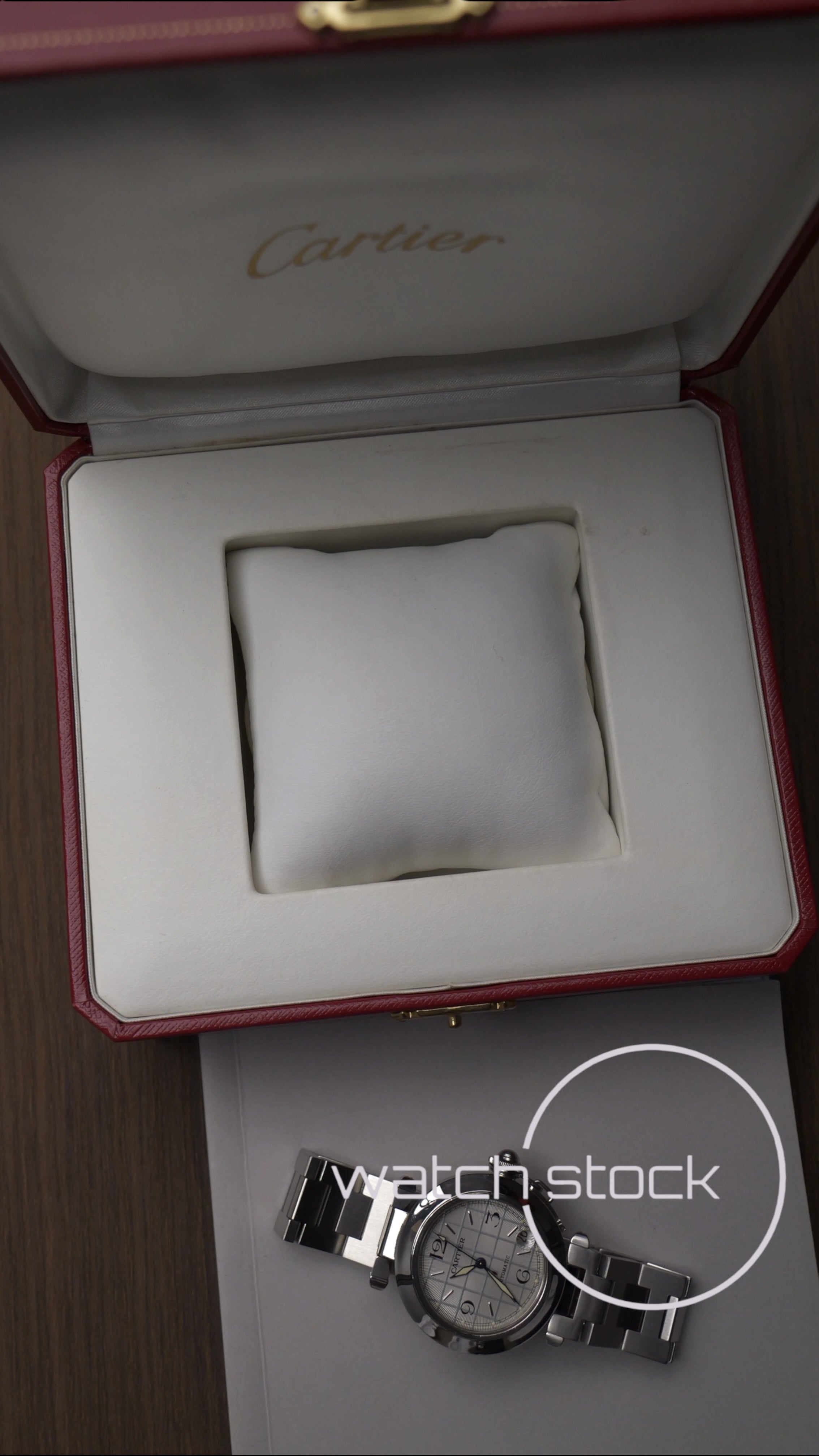 Cartier Pasha Automatic 35mm ref.2324 Grey dial Full Set