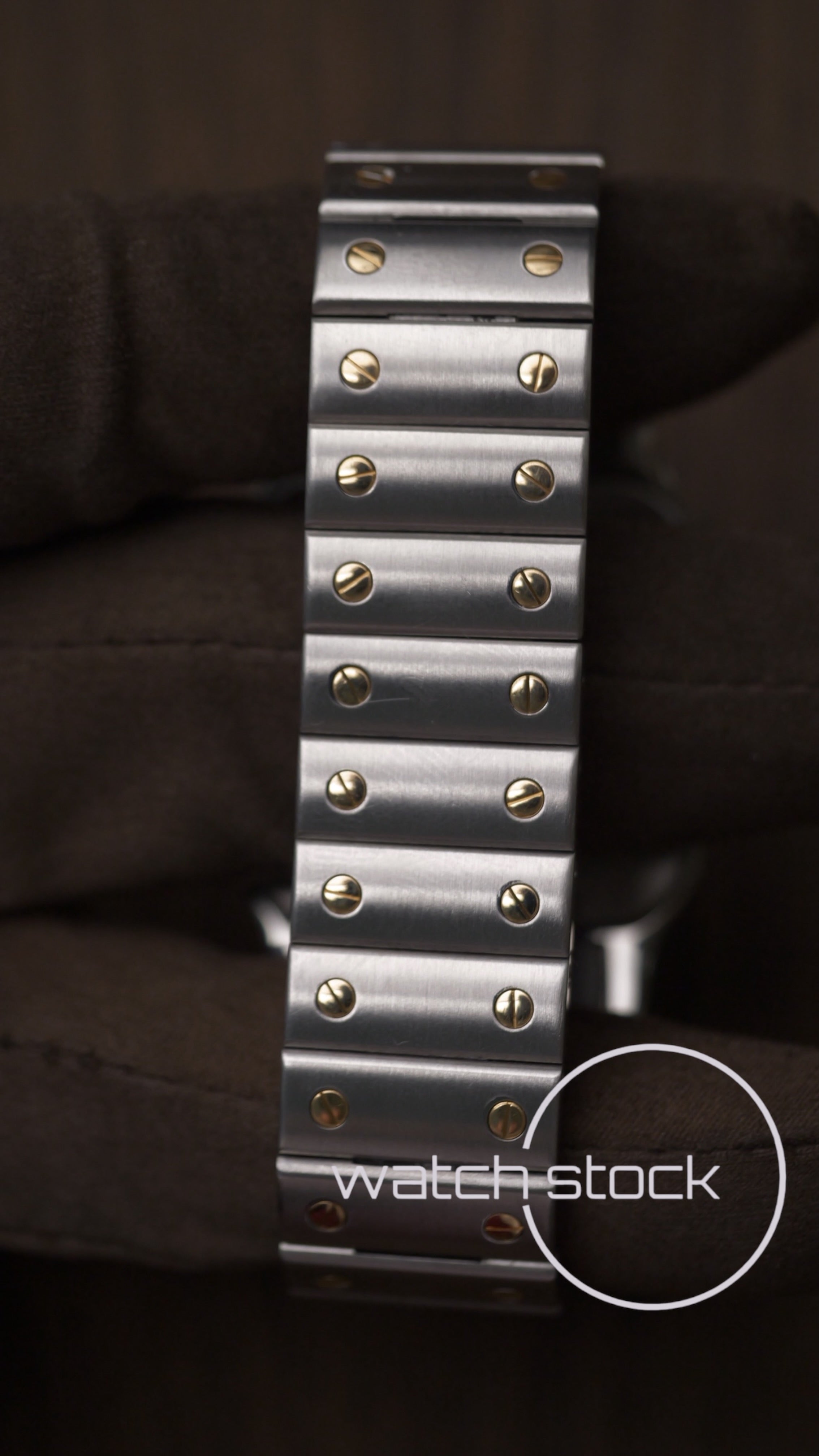 Cartier santos galbee XL Gold Steel ref.2823 Full set Automatic 32x45mm