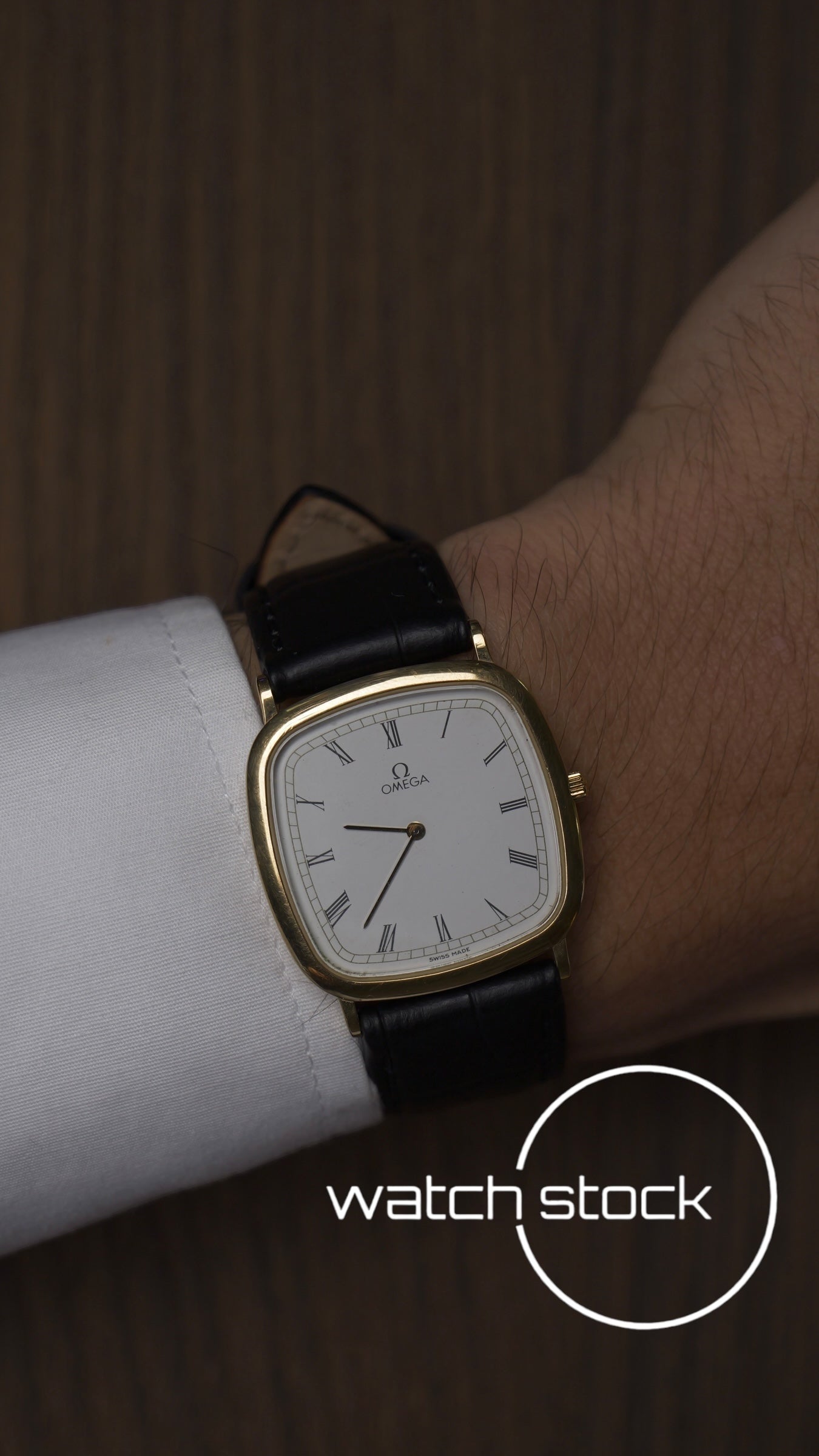 Omega De ville vintage 34mm placcato oro