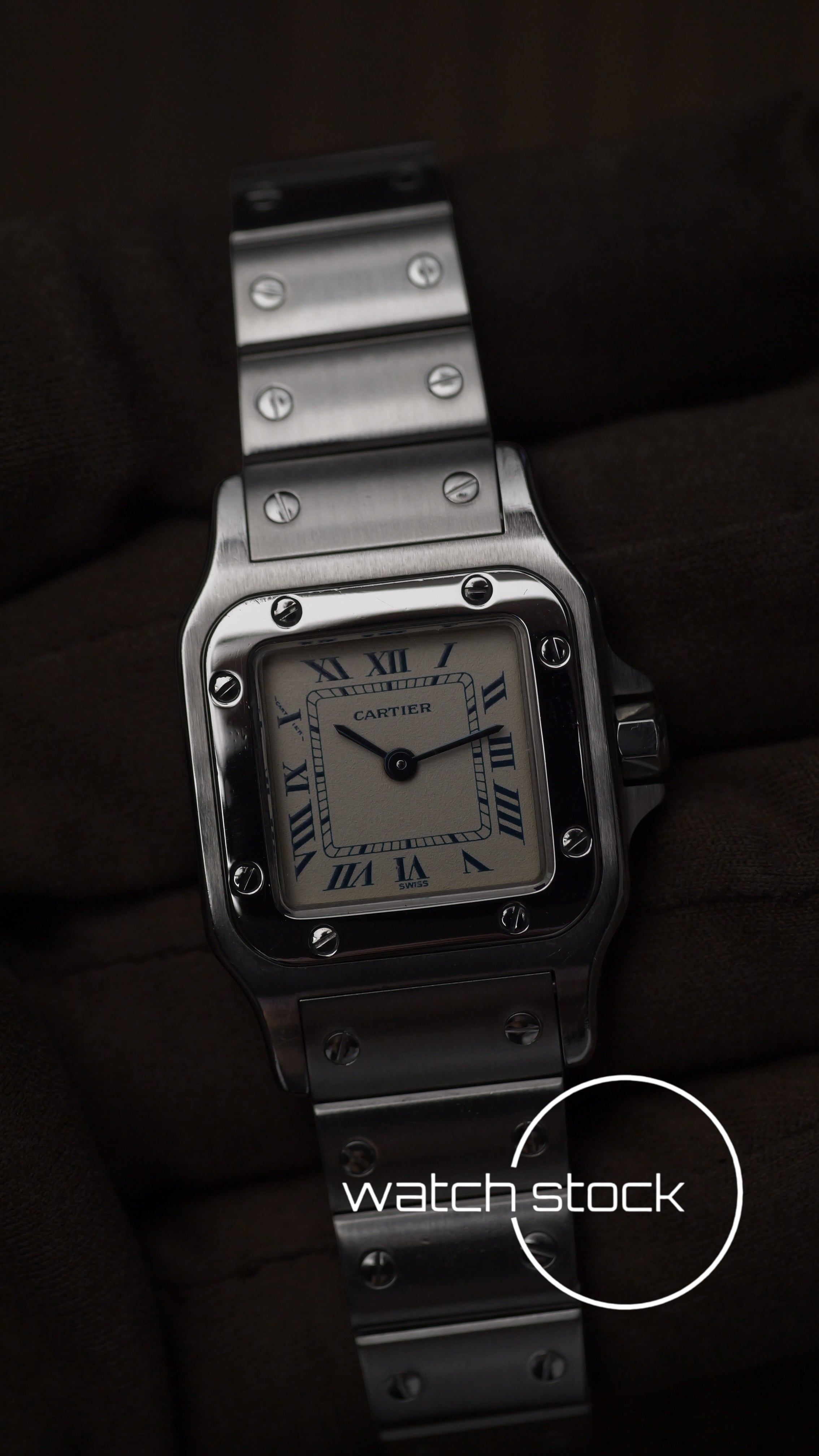 Cartier santos galbee lady quartz 24x35mm ref.1565 FULL SET