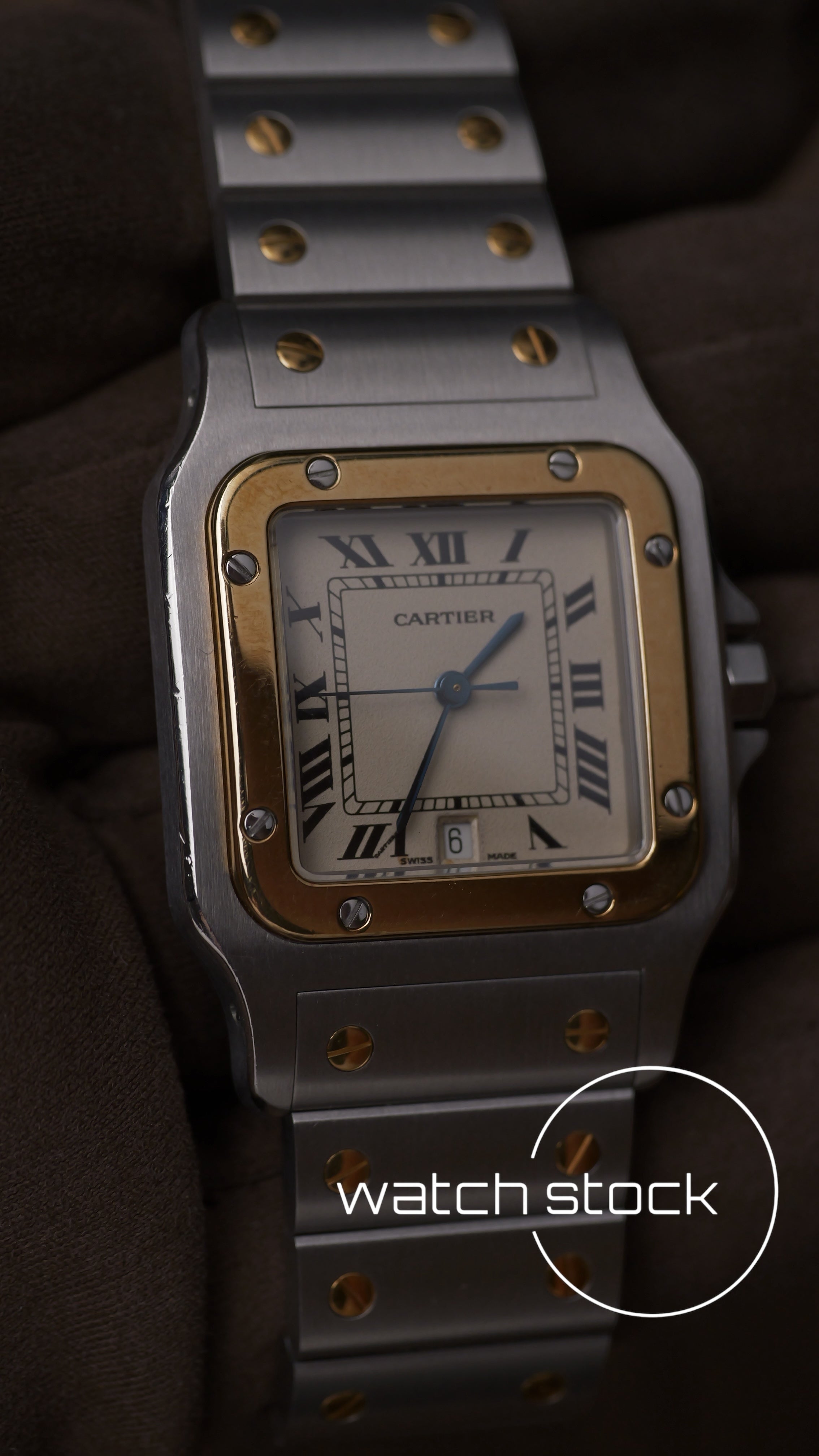 Cartier santos galbee 29x41mm ref.187901 Men size Like new