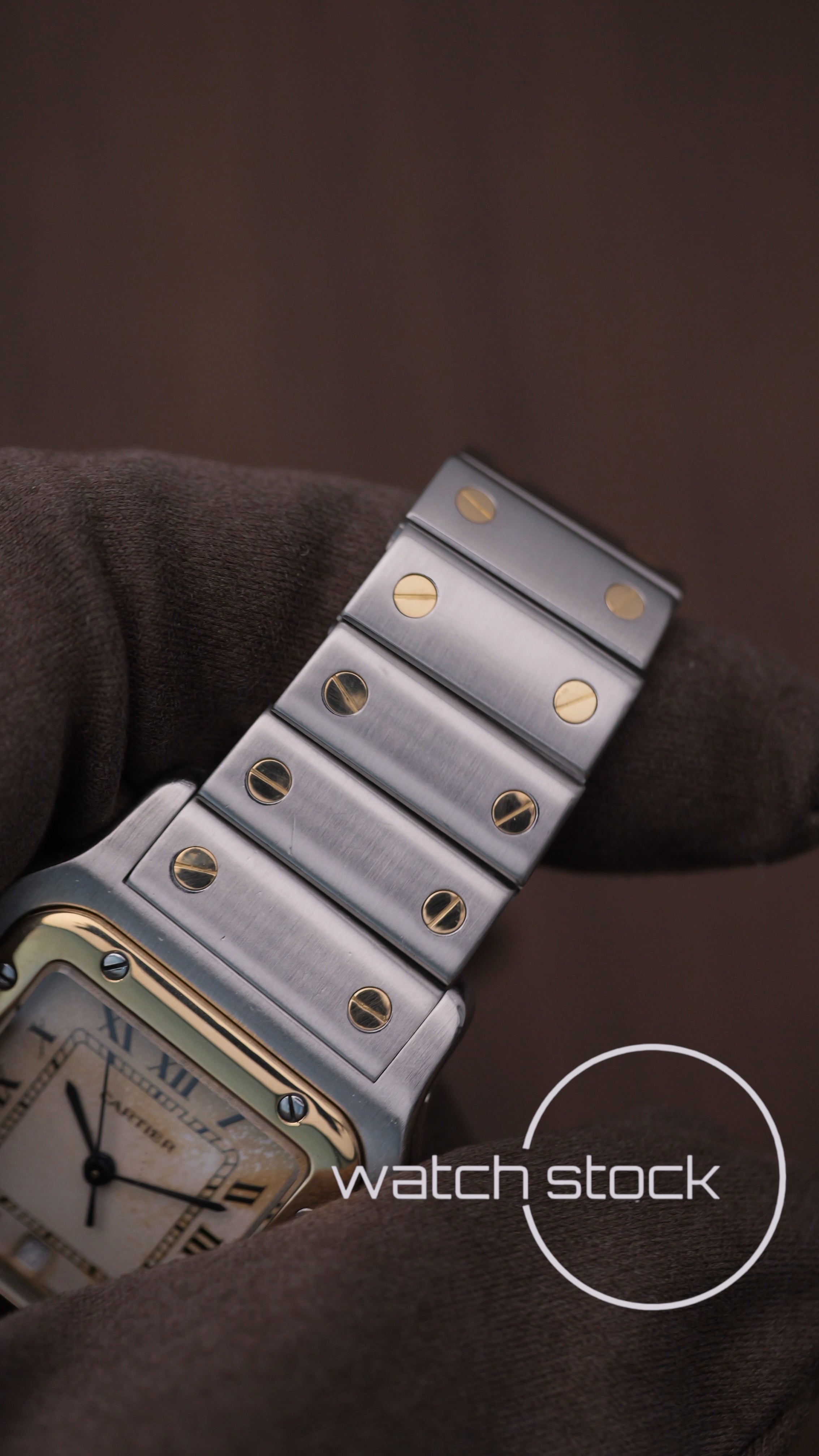 Cartier santos galbee Tropical dial 29x41mm Ref. 187901