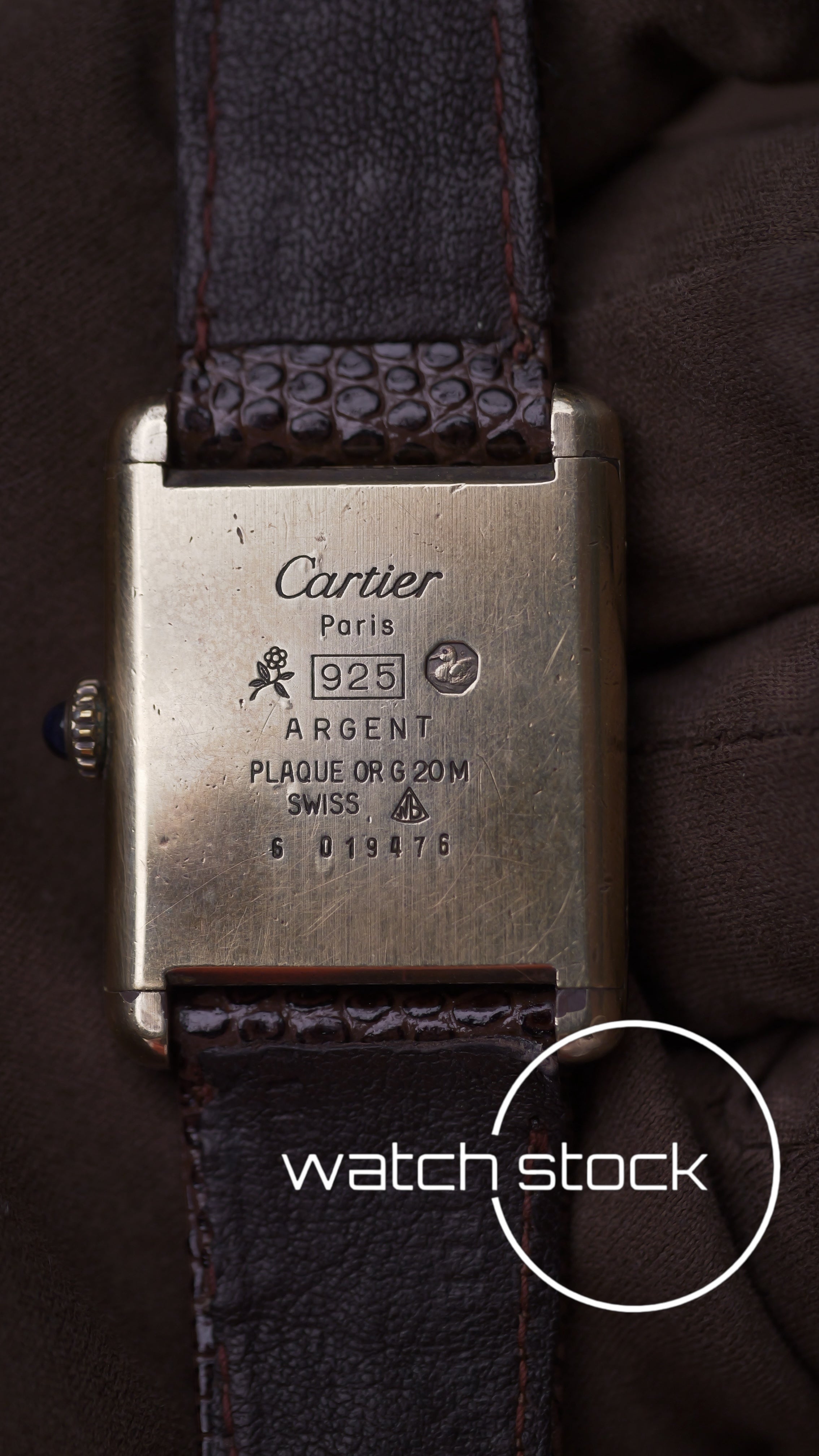 Cartier Tank lemon roman numbers dial taglia 6