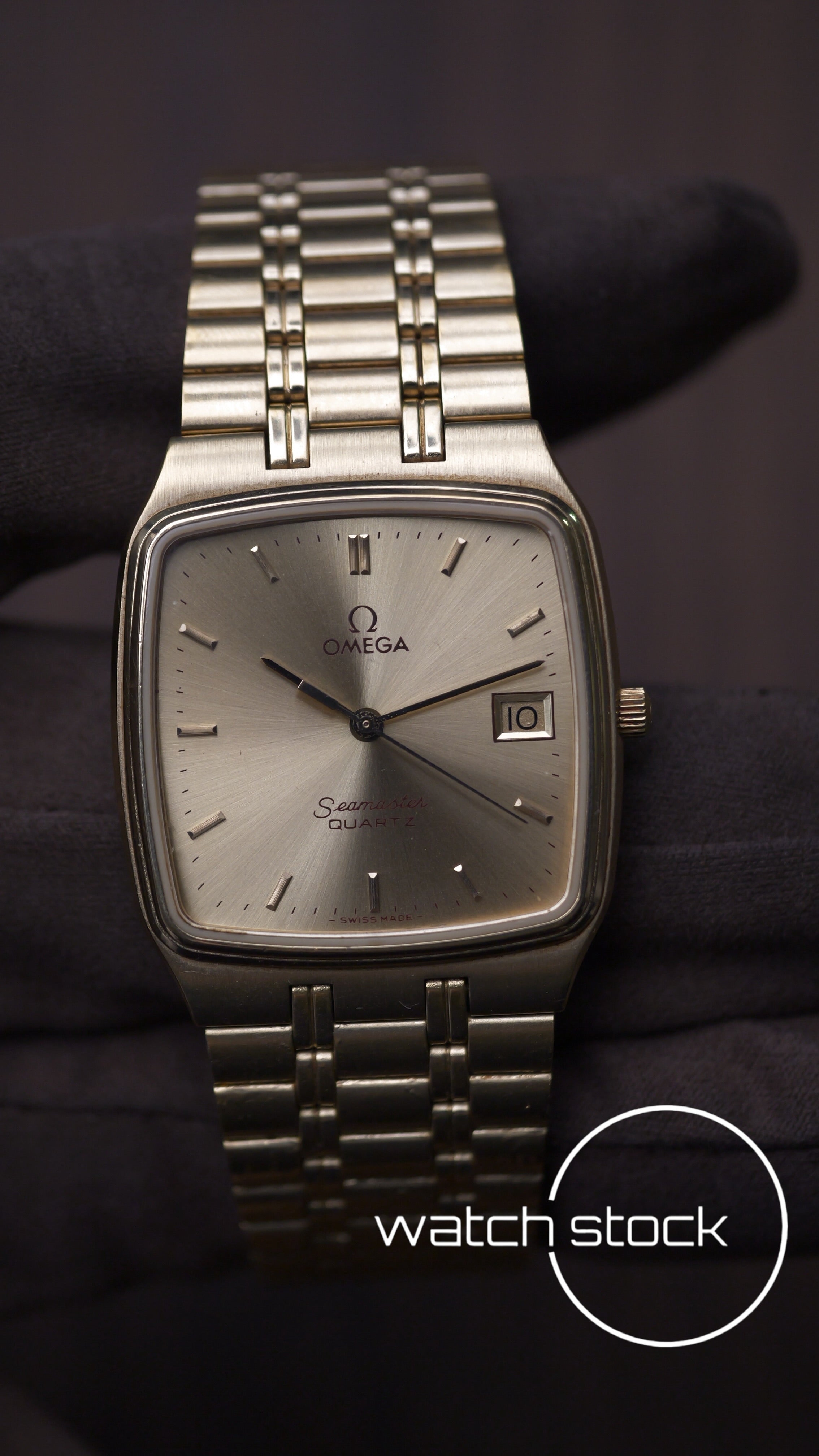 Omega Seamaster 1984 vintage scritte rosse 33mm