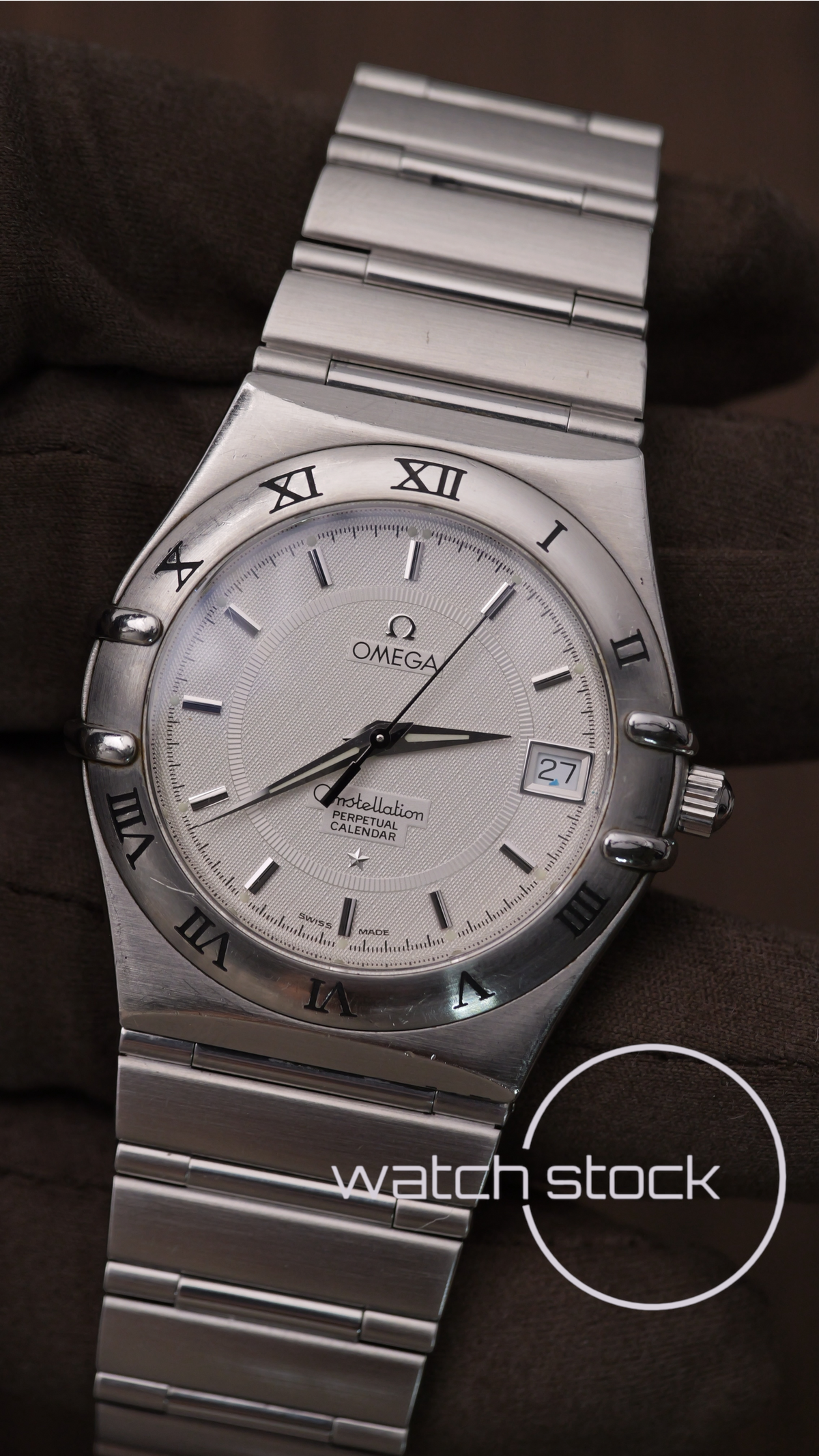 Omega constellation calendario perpetuo 34mm