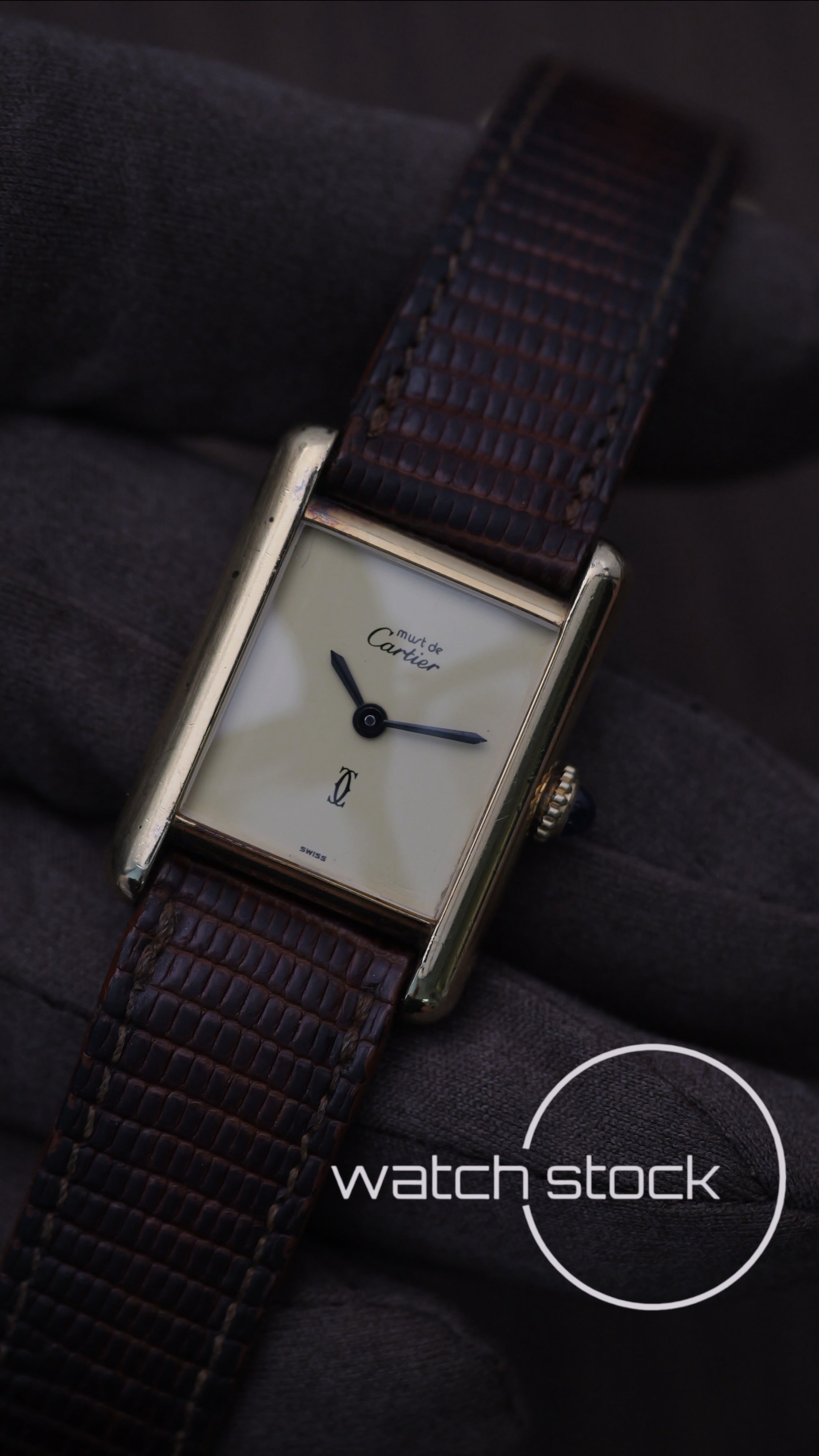 Cartier Tank TG3 Lemon Dial